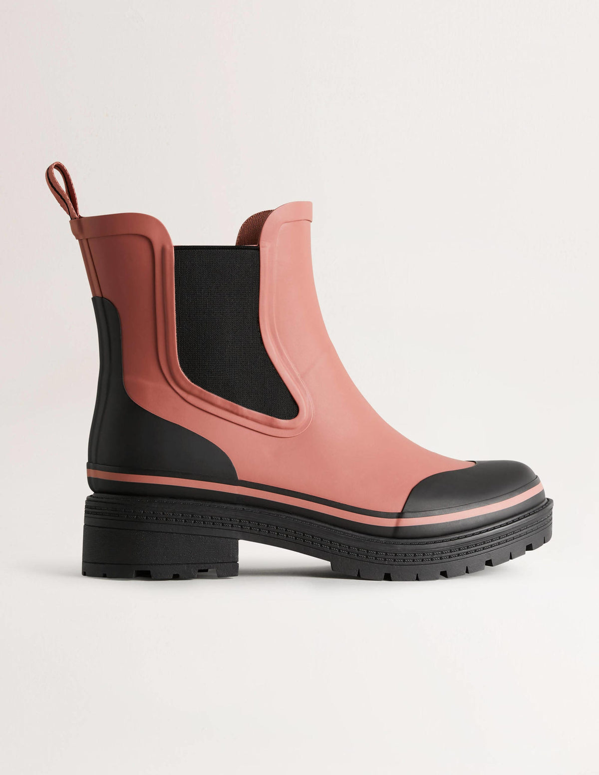 Chelsea Wellington Boots-Dusty Red - Image 1