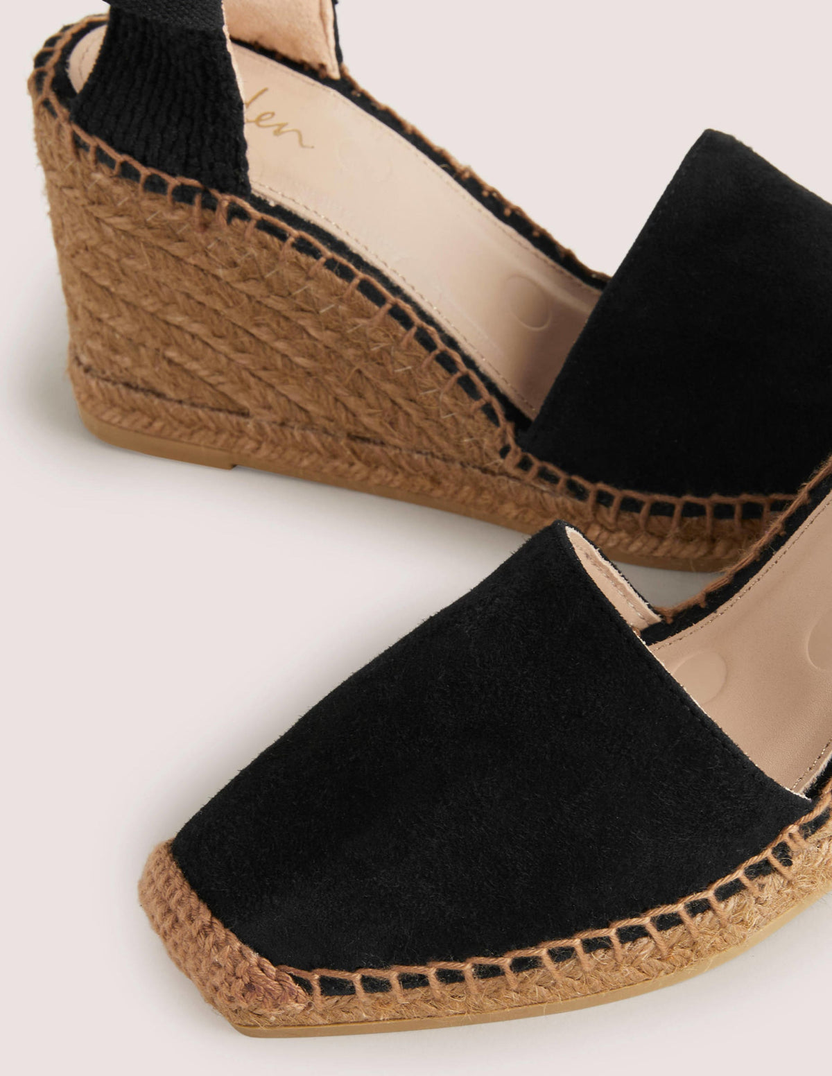 Esme Espadrille Wedges-Black-3