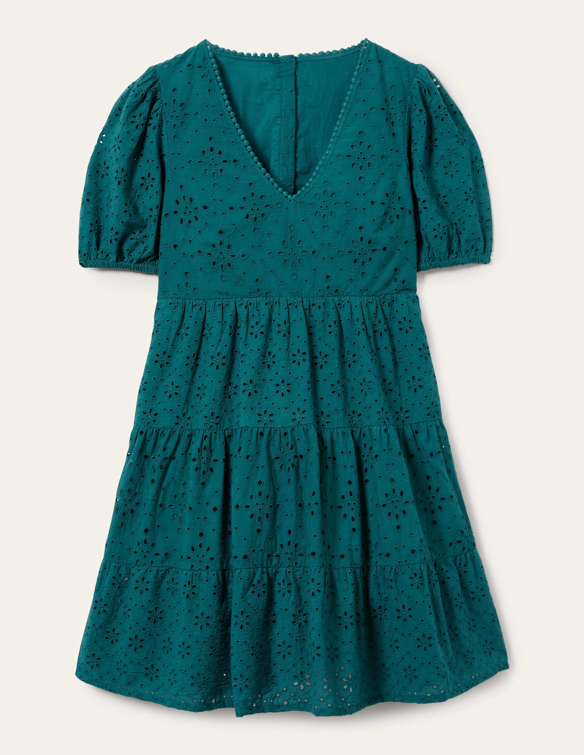 Back Detail Broderie Dress-Chesapeake Bay-6