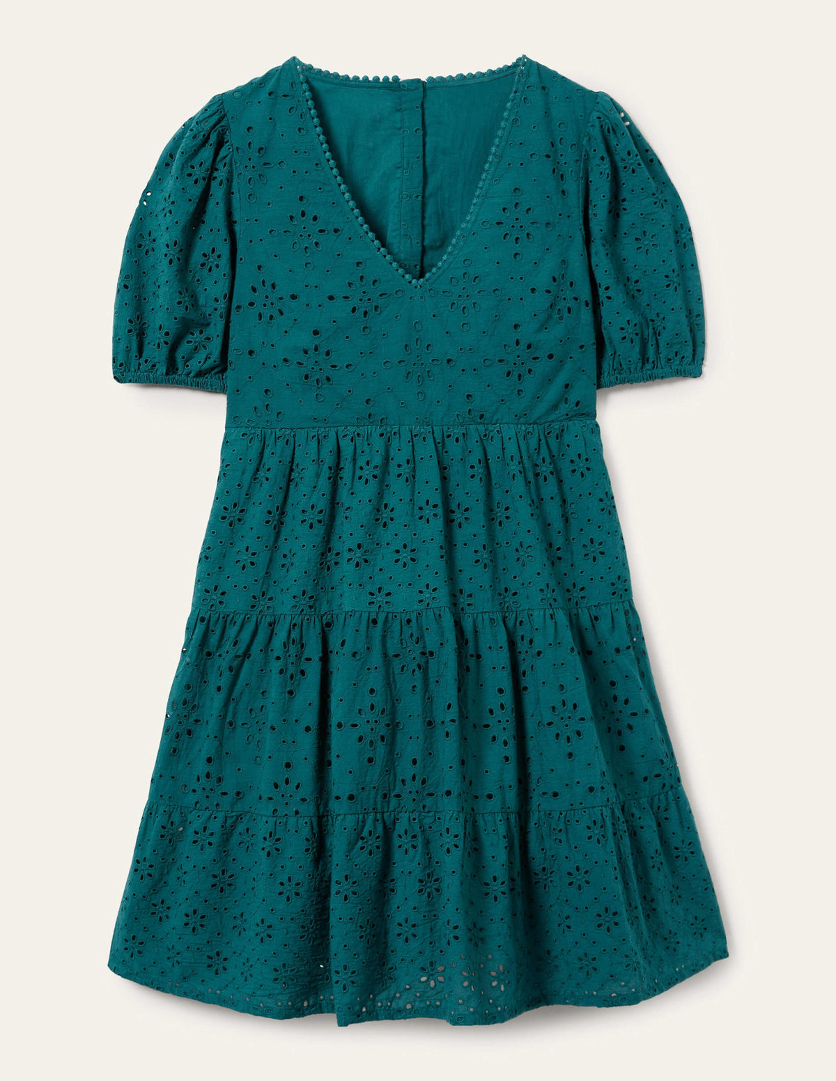 Back Detail Broderie Dress-Chesapeake Bay - Image 6