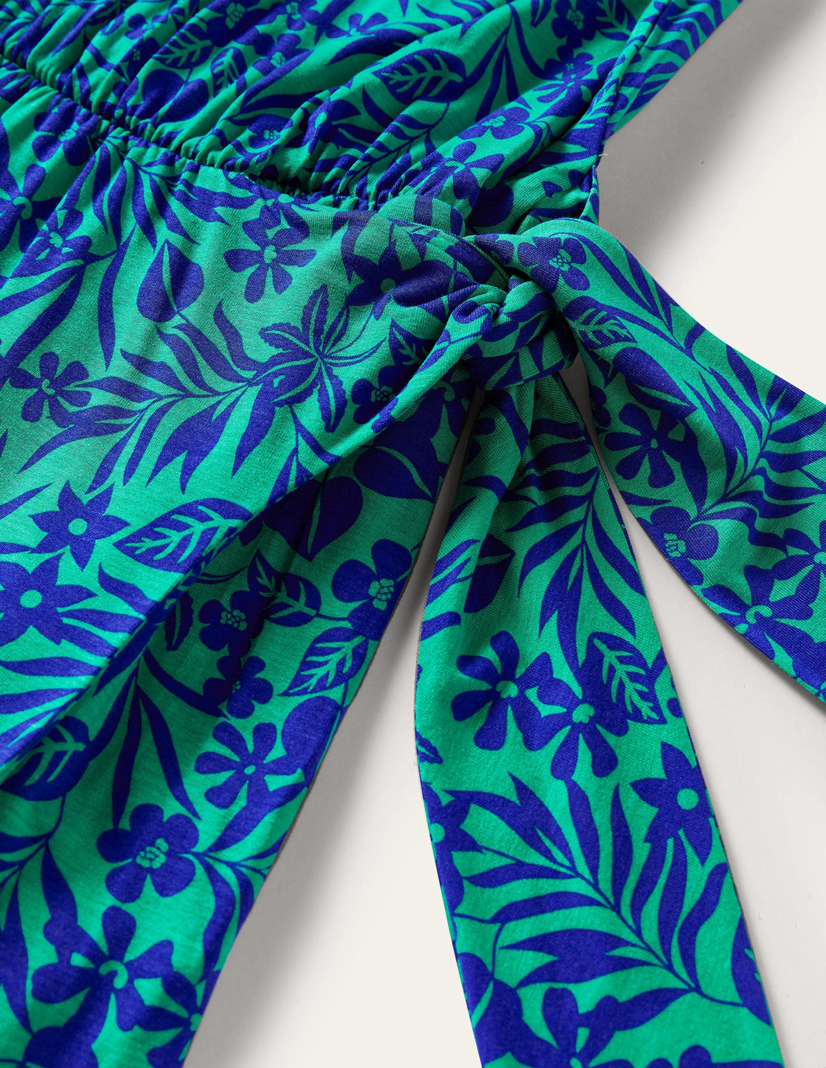 Amanda Jersey Midi Dress-Emerald, Tropic Foliage - Image 11