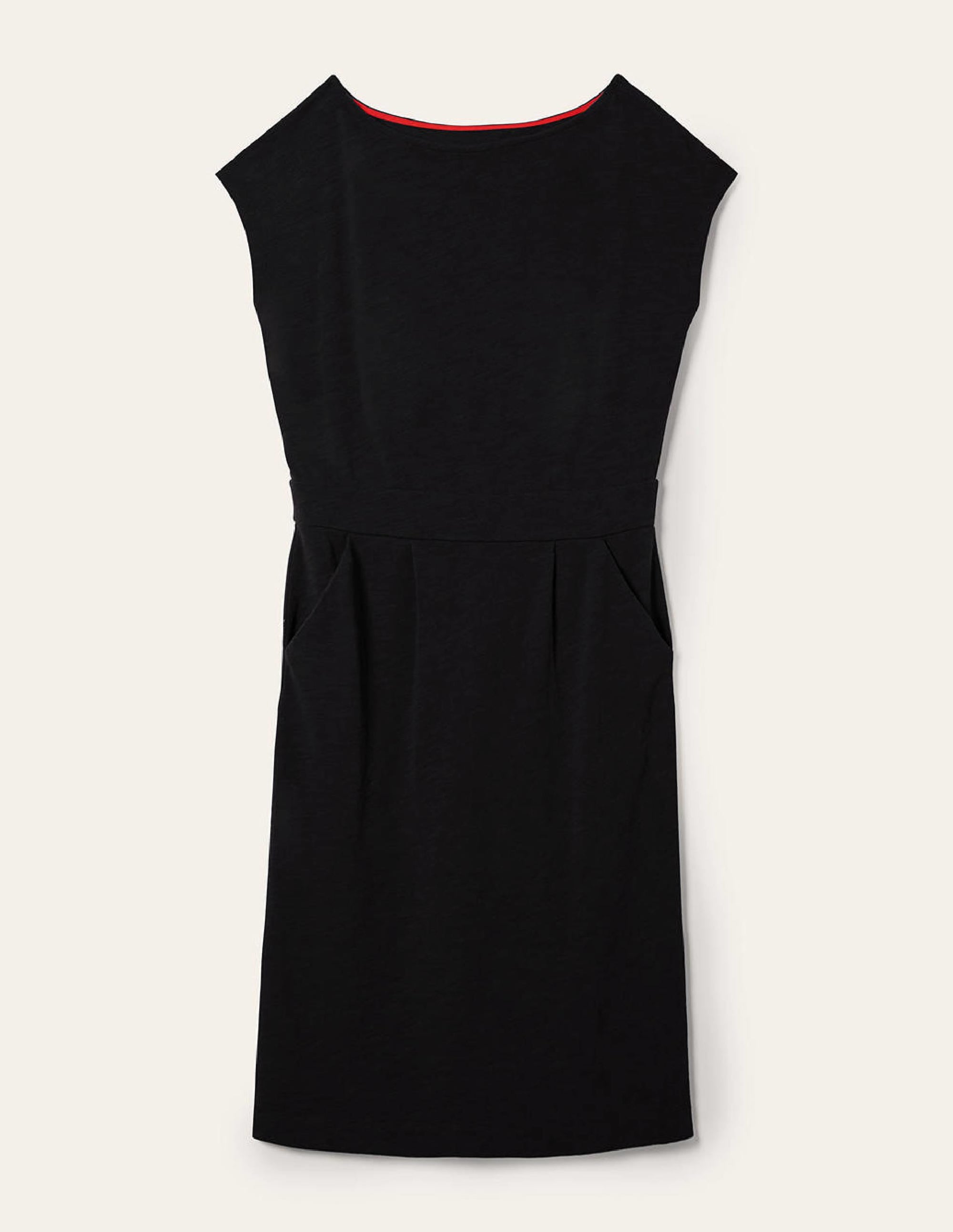 Florrie Jersey Dress-Black - Image 6