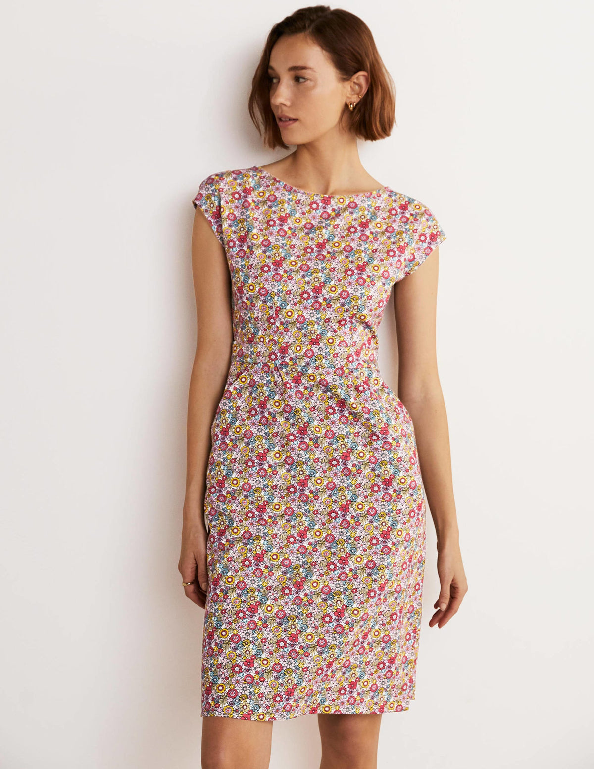 Florrie Jersey Dress-Multi, Bloom Garden - Image 1