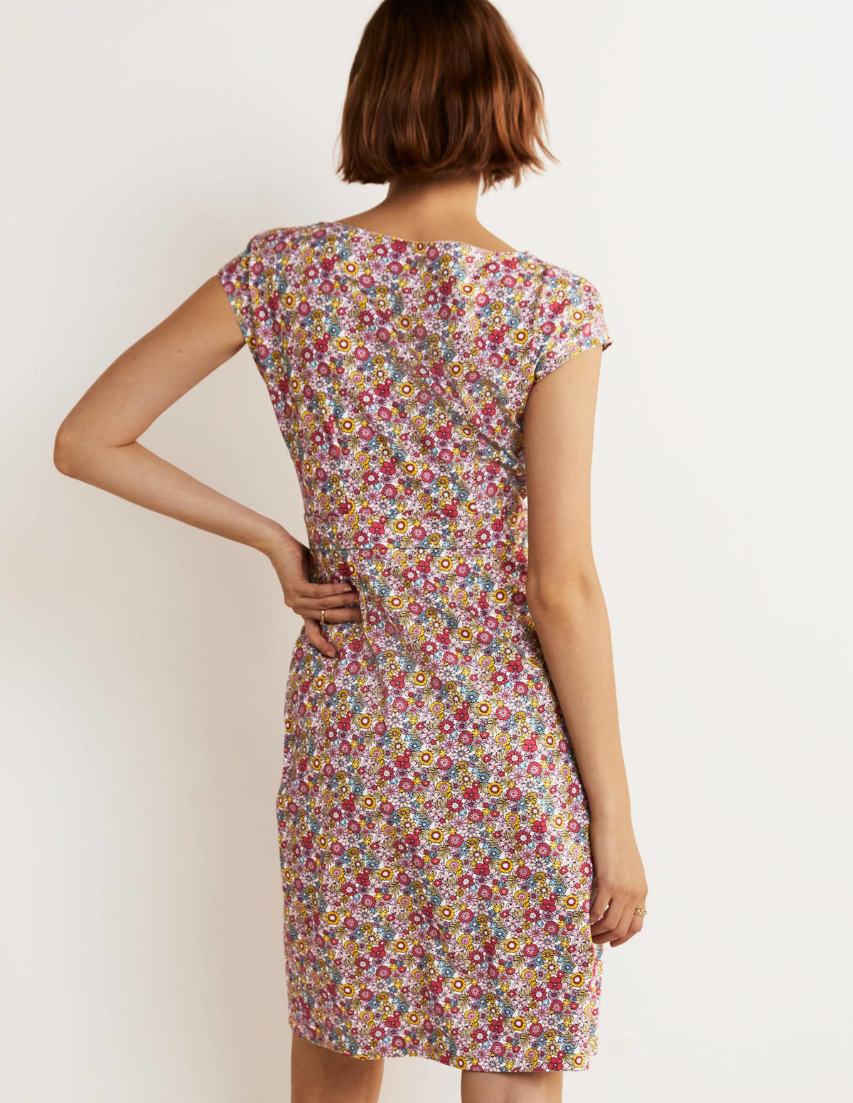 Florrie Jersey Dress-Multi, Bloom Garden - Image 3