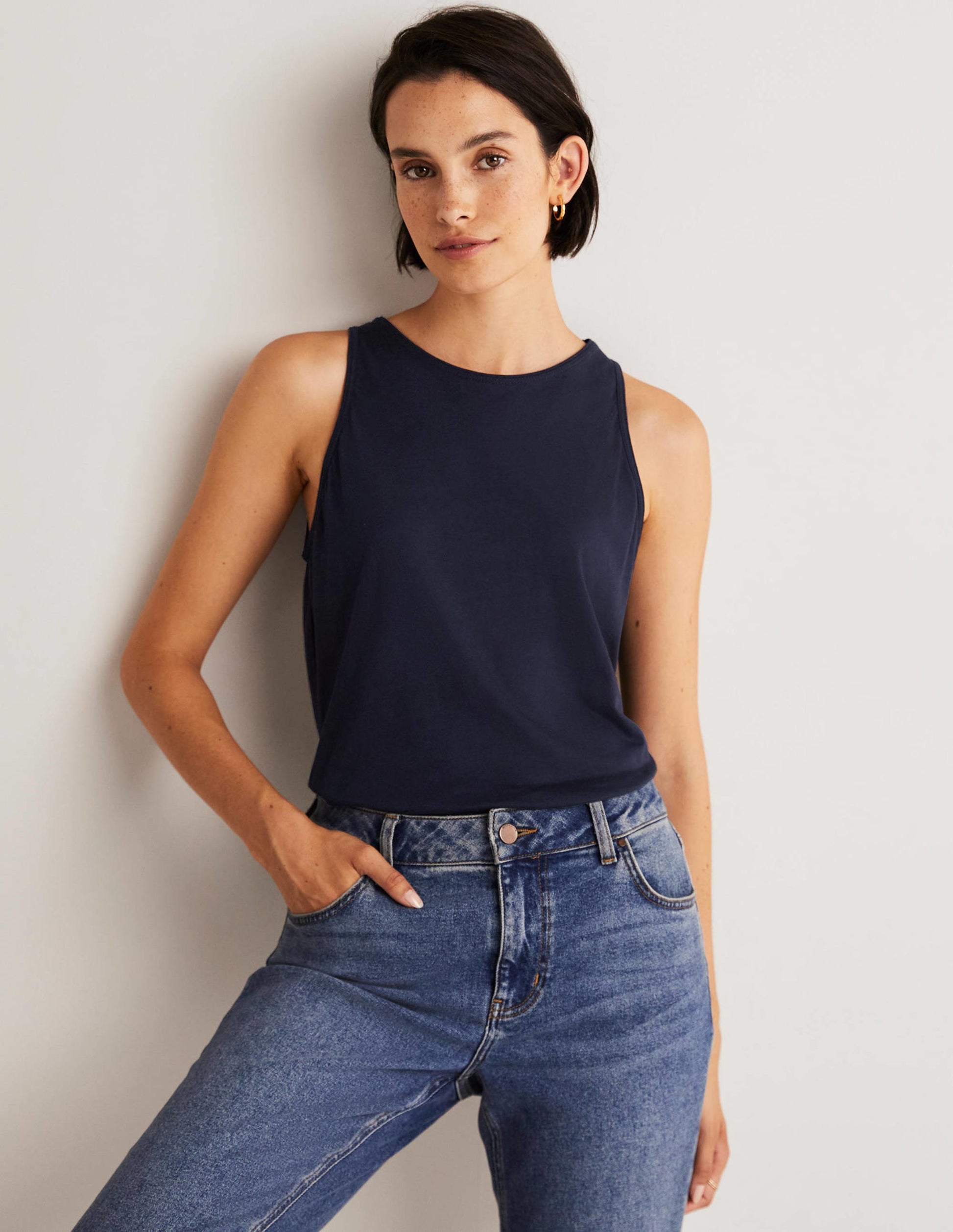 Supersoft Vest-Navy-5
