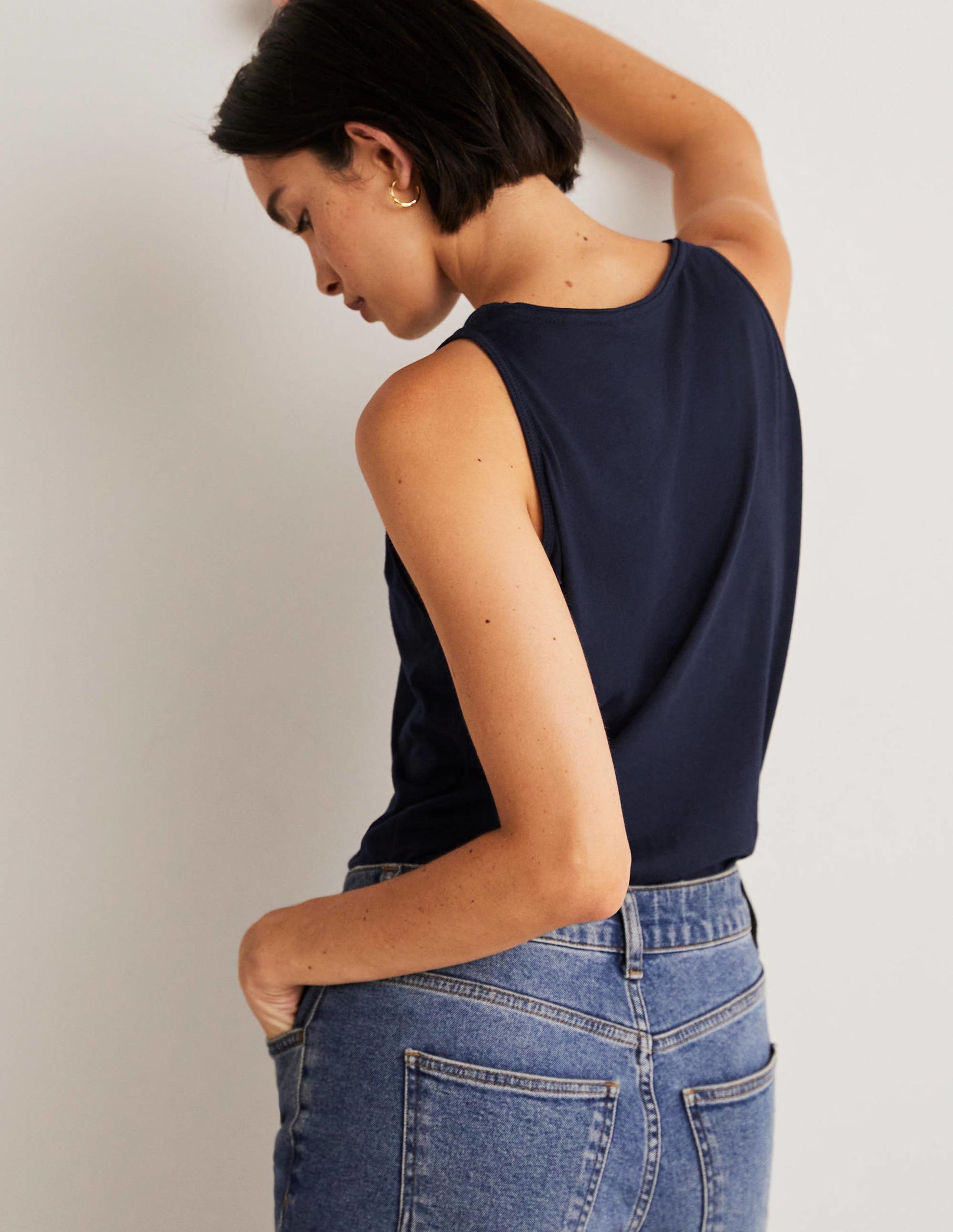 Supersoft Vest-Navy-7