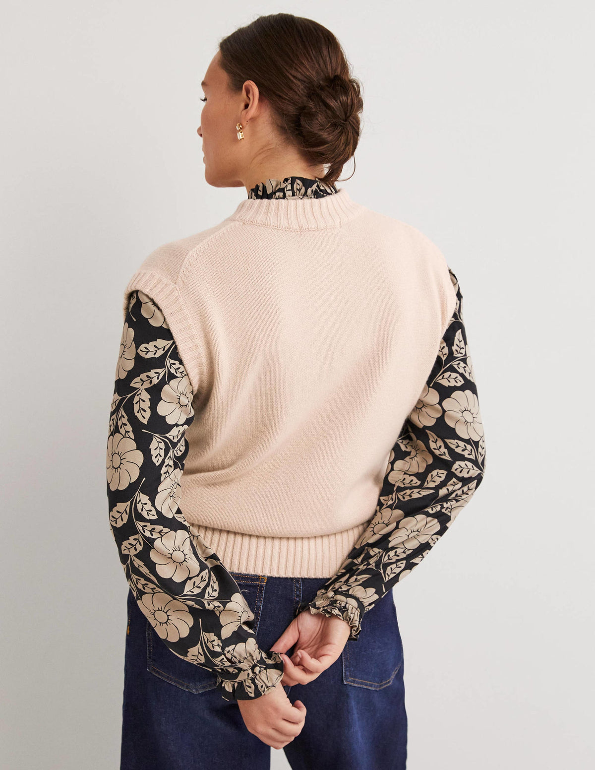 Chunky Cashmere Crew Neck Tank-Rope - Image 3