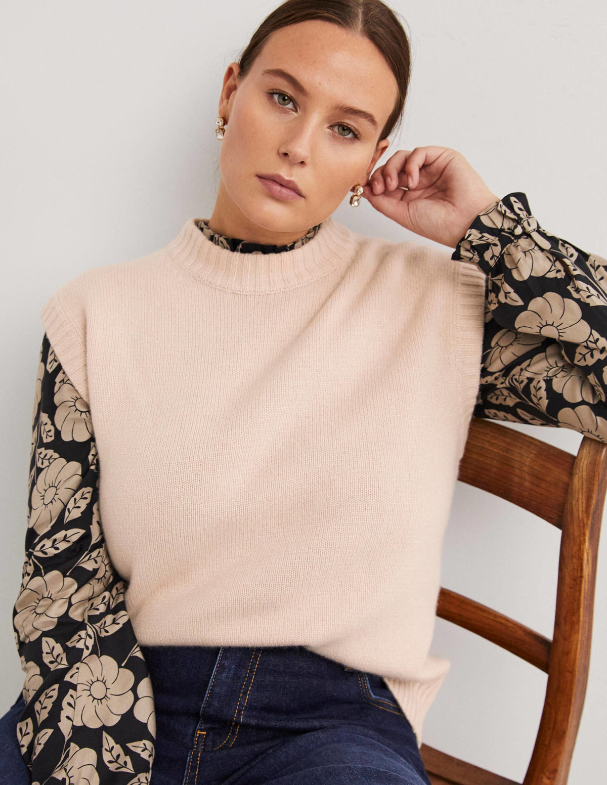 Chunky Cashmere Crew Neck Tank-Rope - Image 4