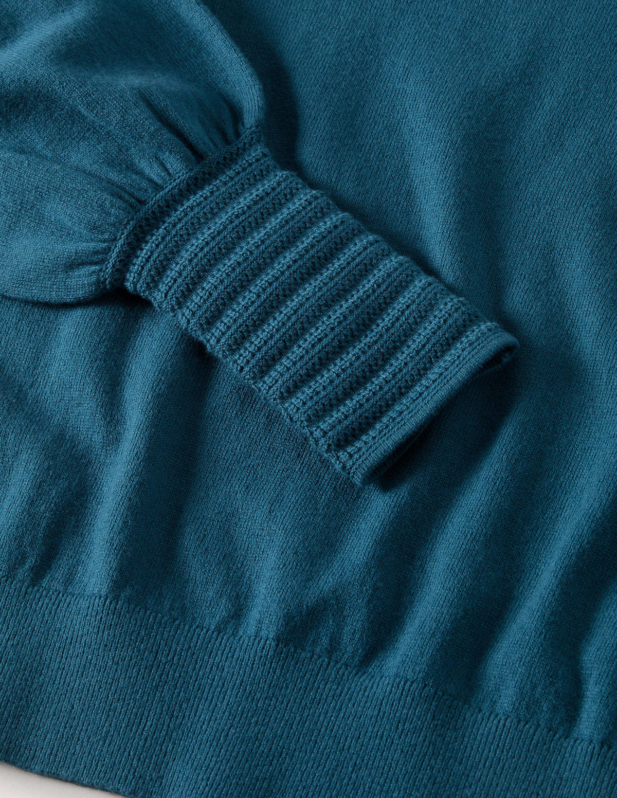 Pointelle-Detailed Jumper-Baltic Blue - Image 6