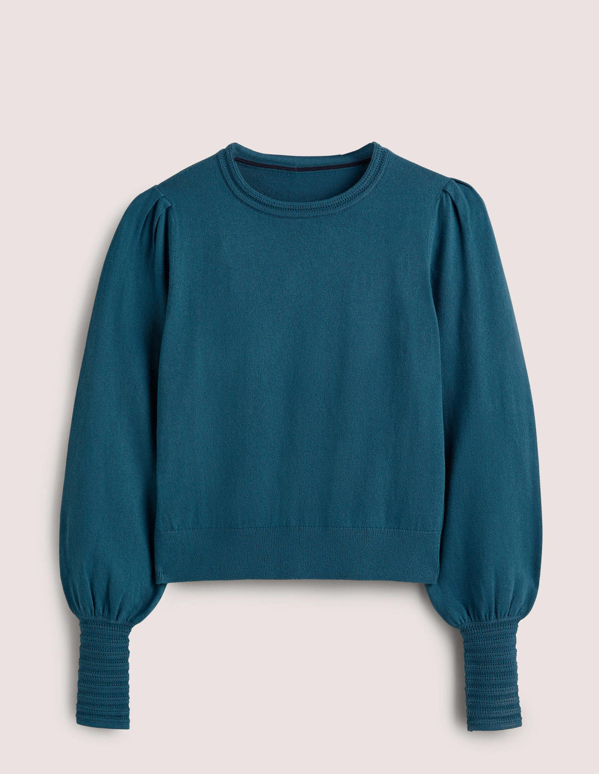 Pointelle-Detailed Jumper-Baltic Blue - Image 7