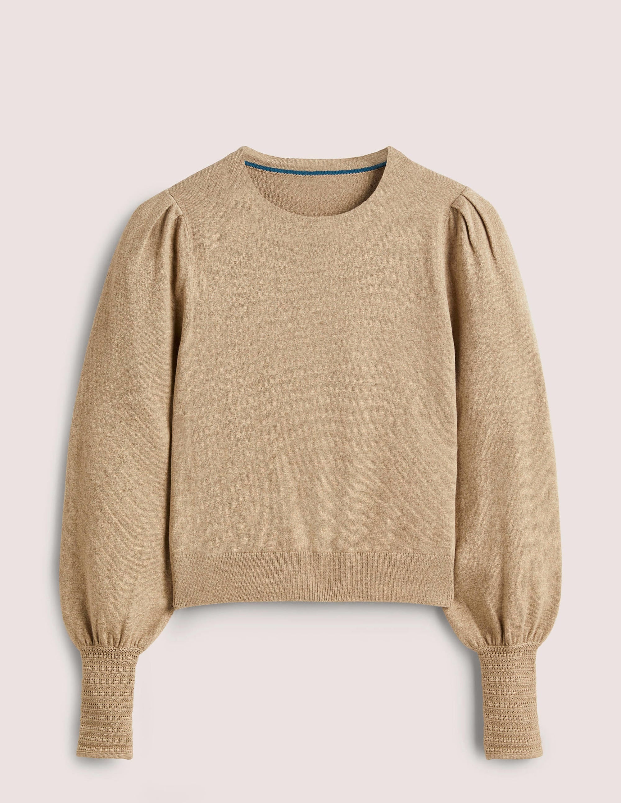 Pointelle-Detailed Jumper-Mink Melange - Image 6