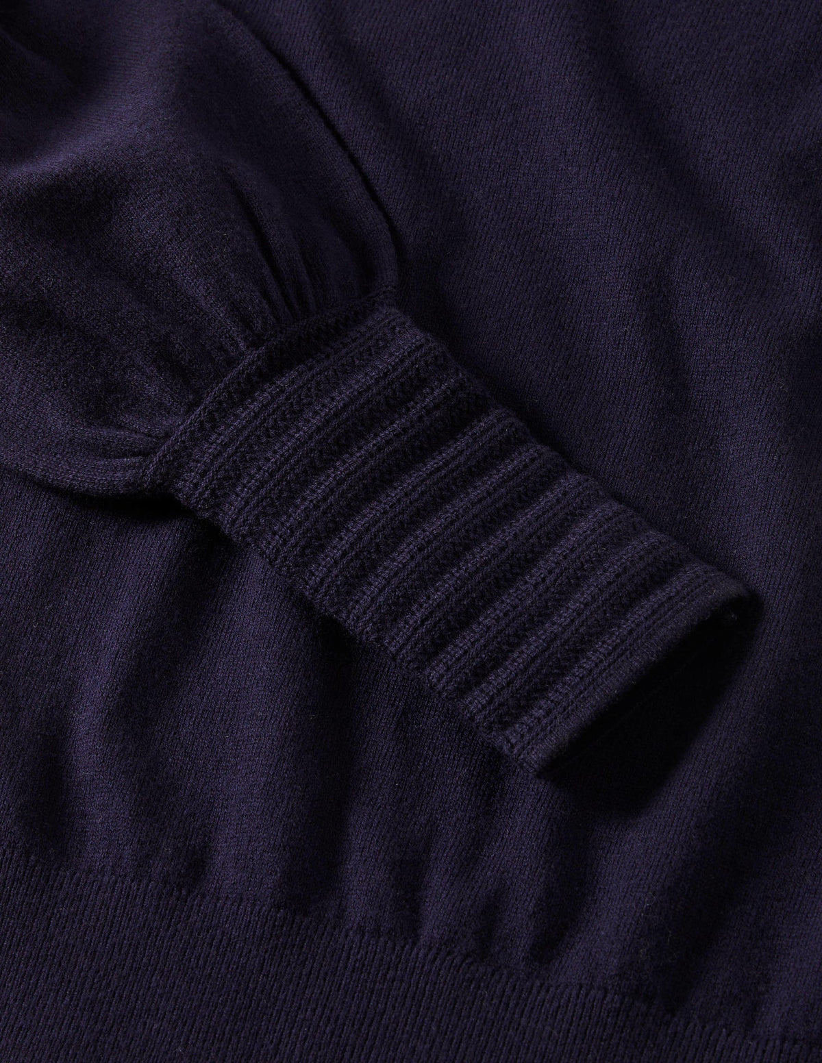 Pointelle-Detailed Jumper-Navy-5