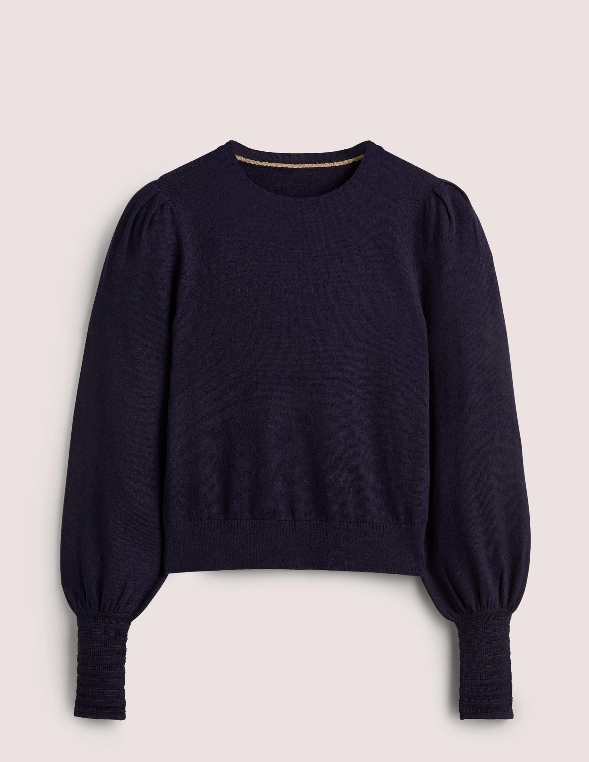 Pointelle-Detailed Jumper-Navy - Image 6