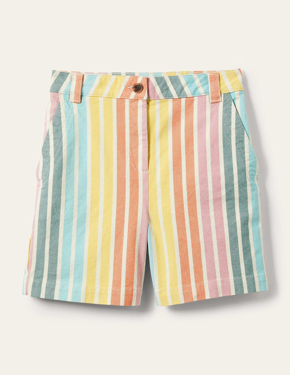 Classic Chino Shorts-Rainbow Stripe - Image 9