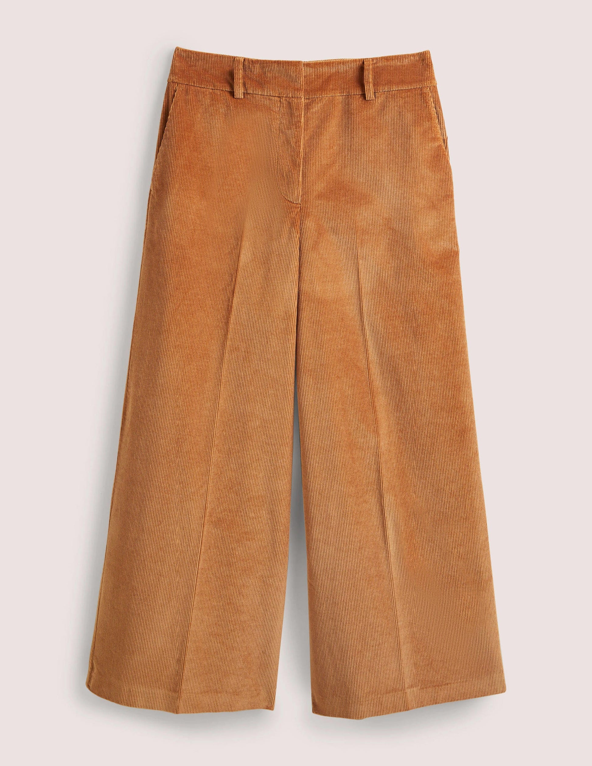 Wide Leg Culottes-Butterscotch Brown-5