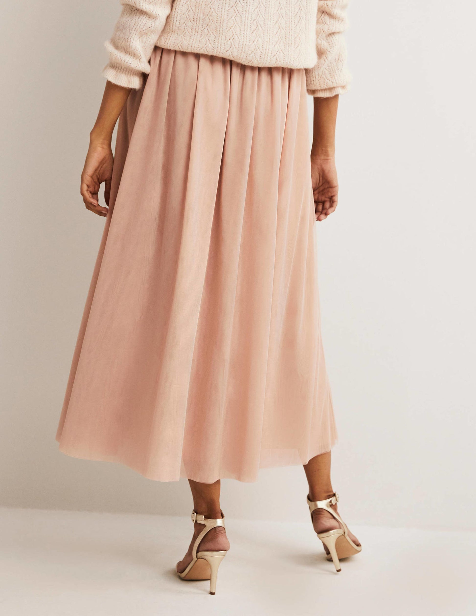 Tulle Full Midi Skirt-Popcorn-3
