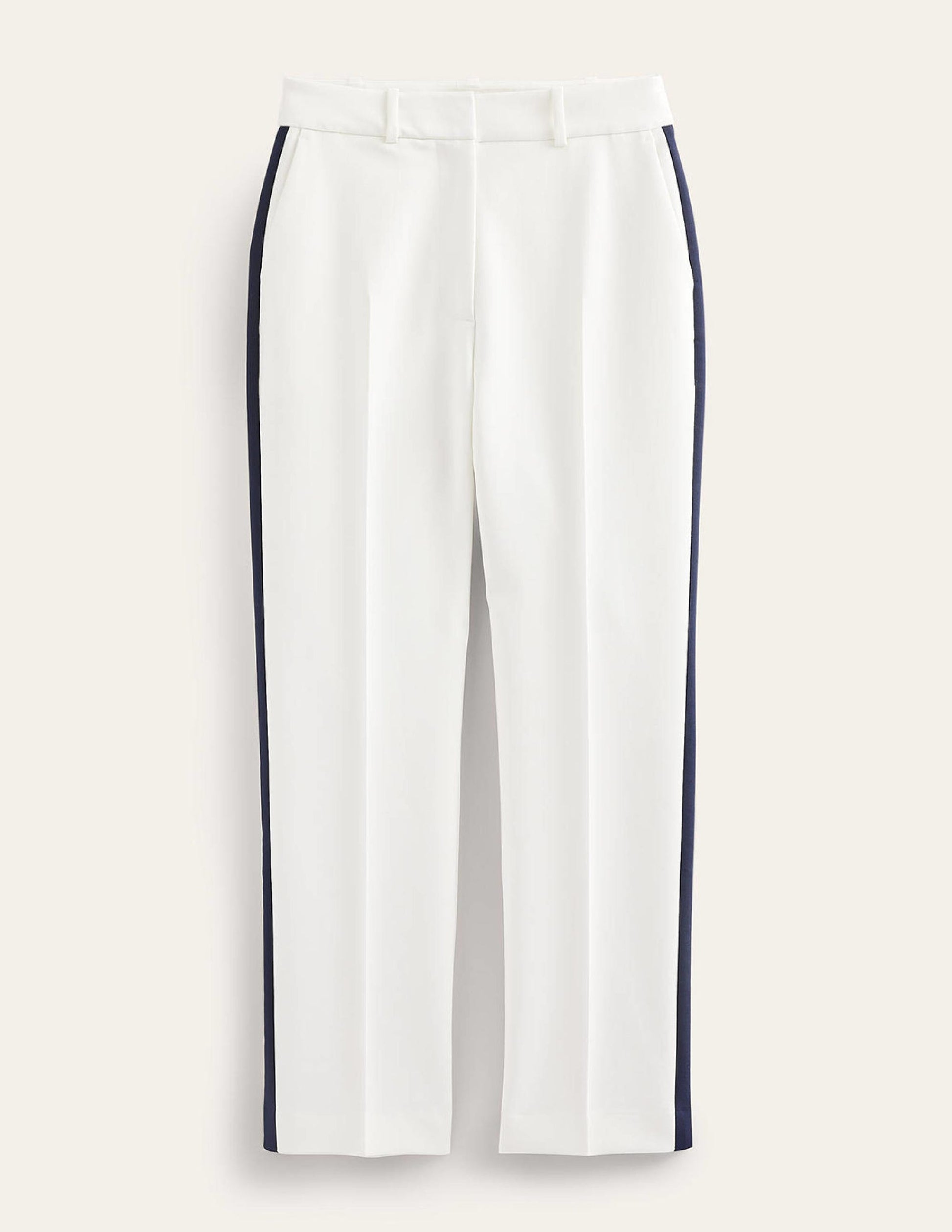 Kew Side Stripe Trousers-Ivory w/side stripe-6