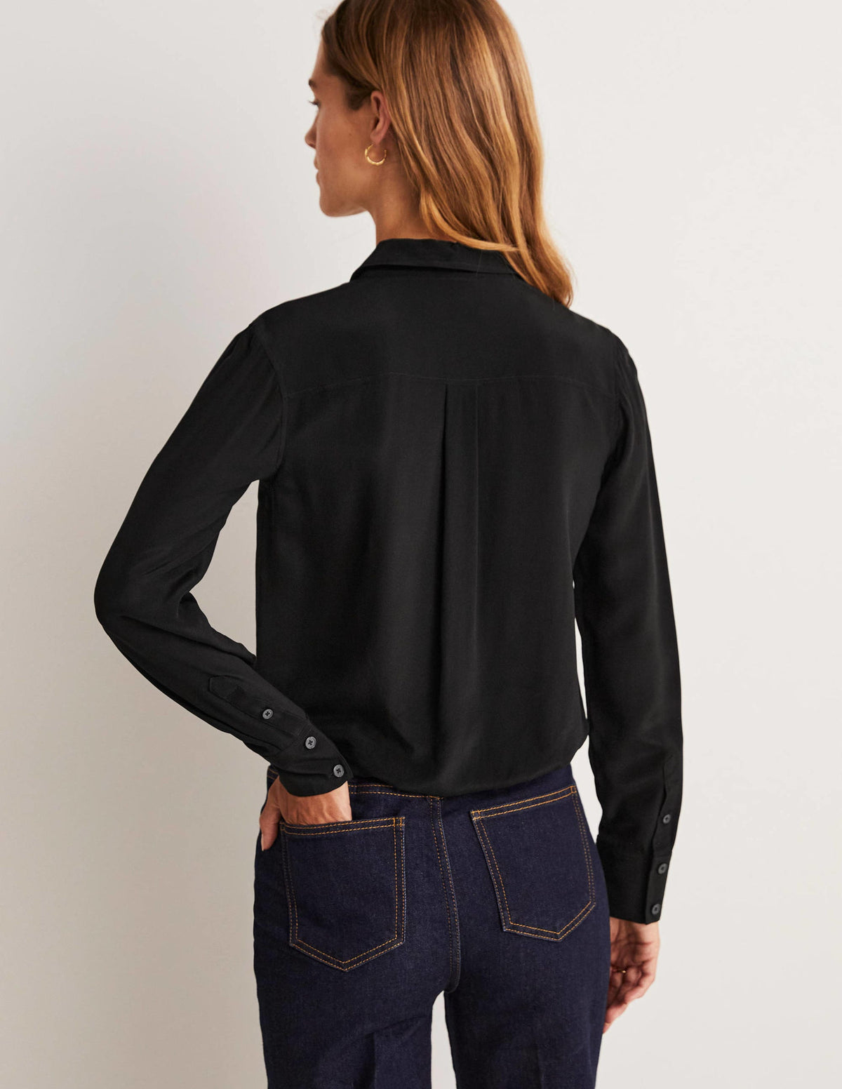 Silk Shirt-Black-7