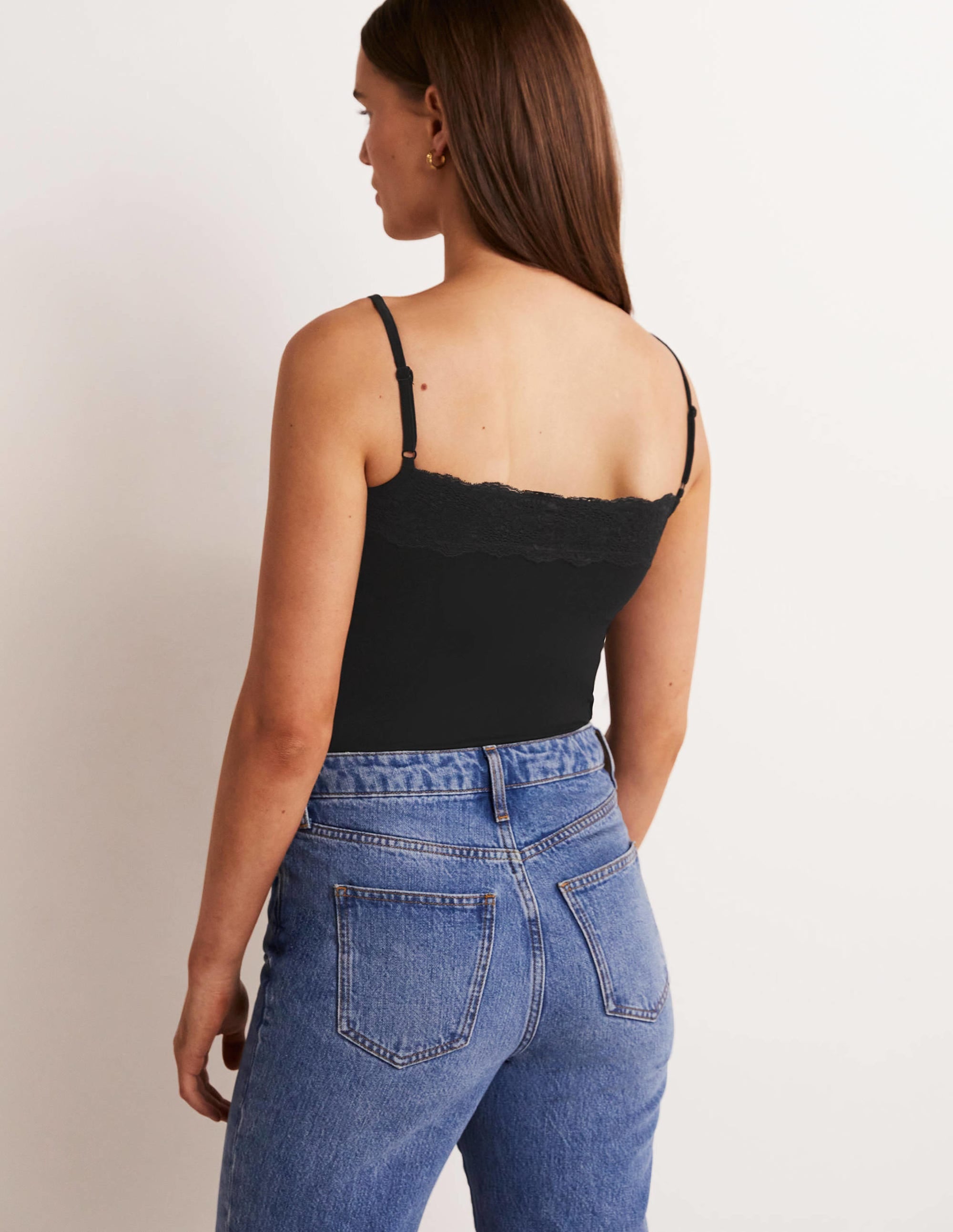 Lace Cami Top-Black - Image 3