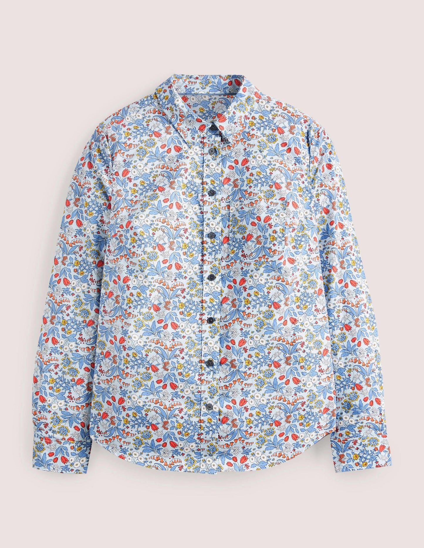 Classic Cotton Shirt-Surf, Wildflower