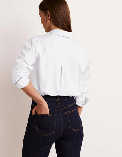 Classic Cotton Shirt-White-7