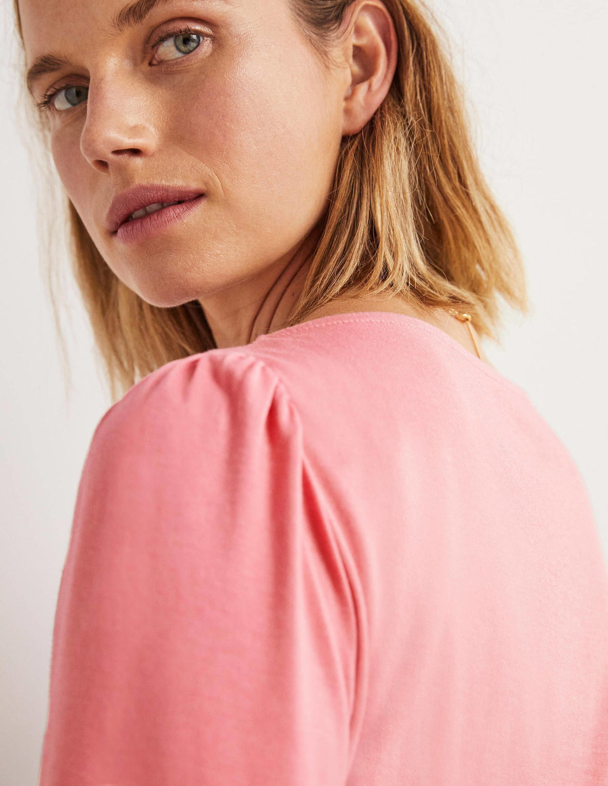 Supersoft Boat Neck Top-Wild Rose - Image 2