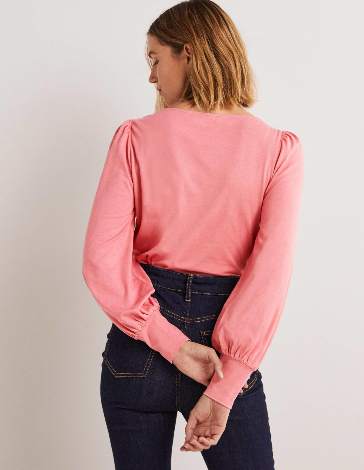 Supersoft Boat Neck Top-Wild Rose - Image 3
