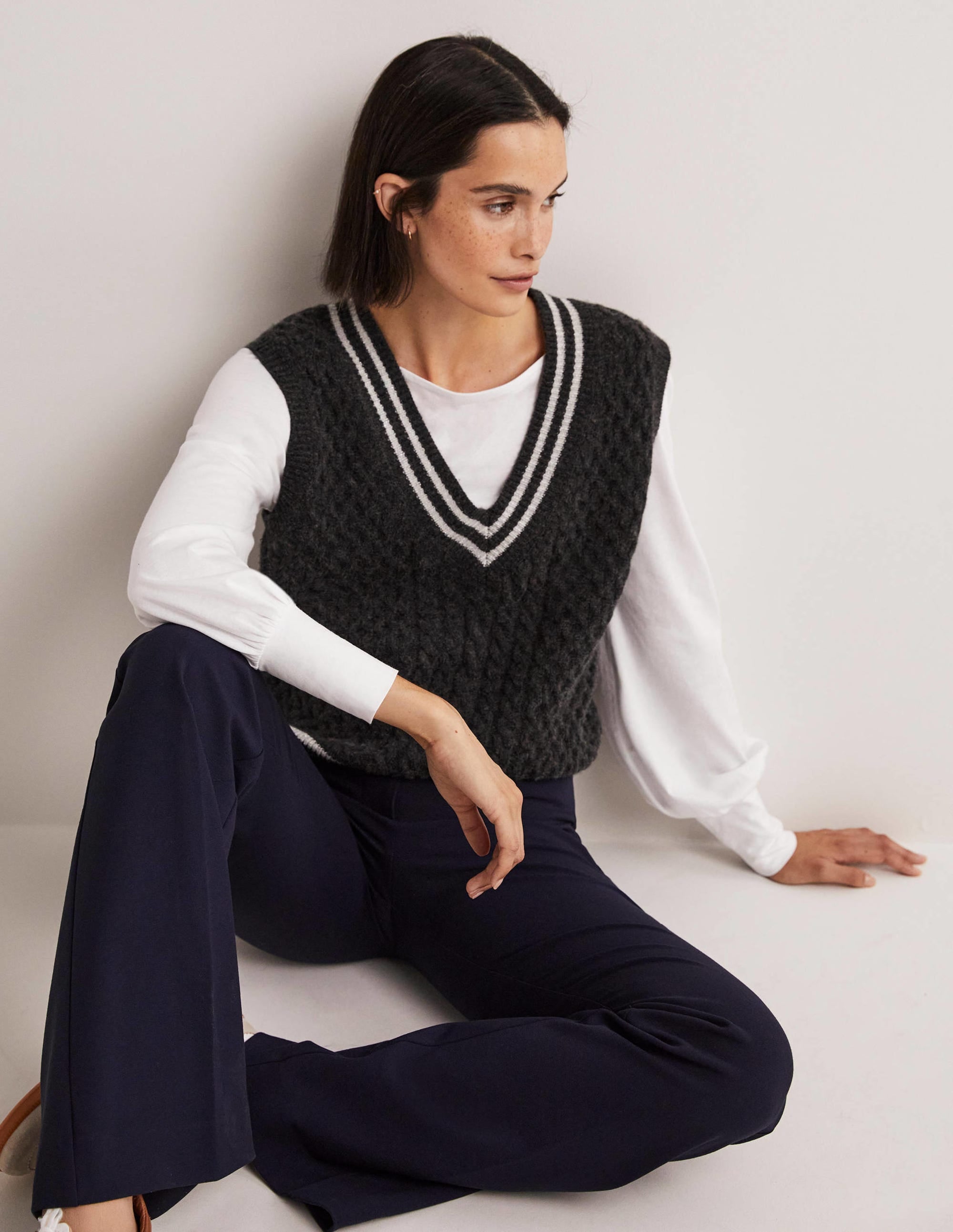 Supersoft Boat Neck Top-White - Image 4