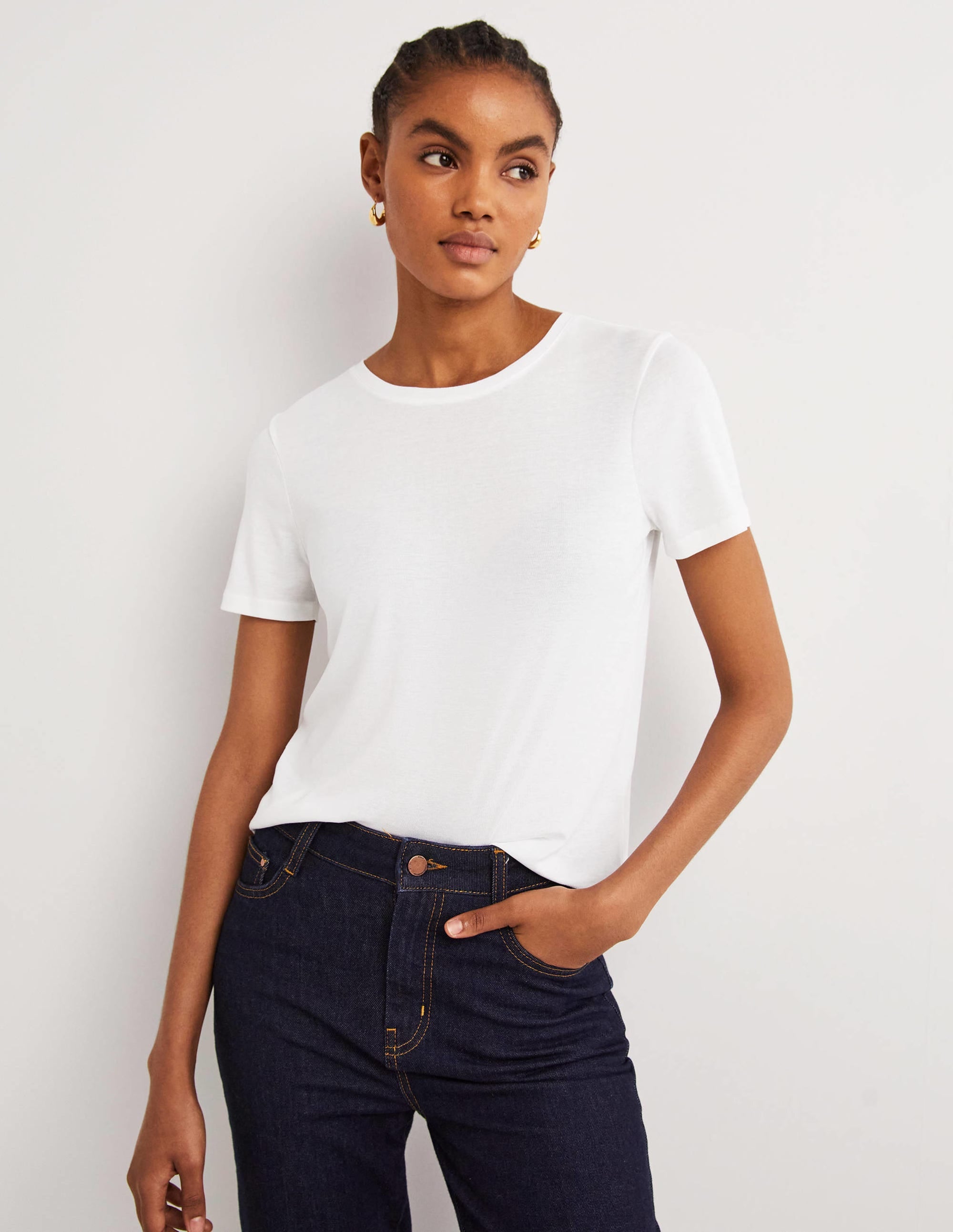 Soft Touch T-Shirt-White - Image 1