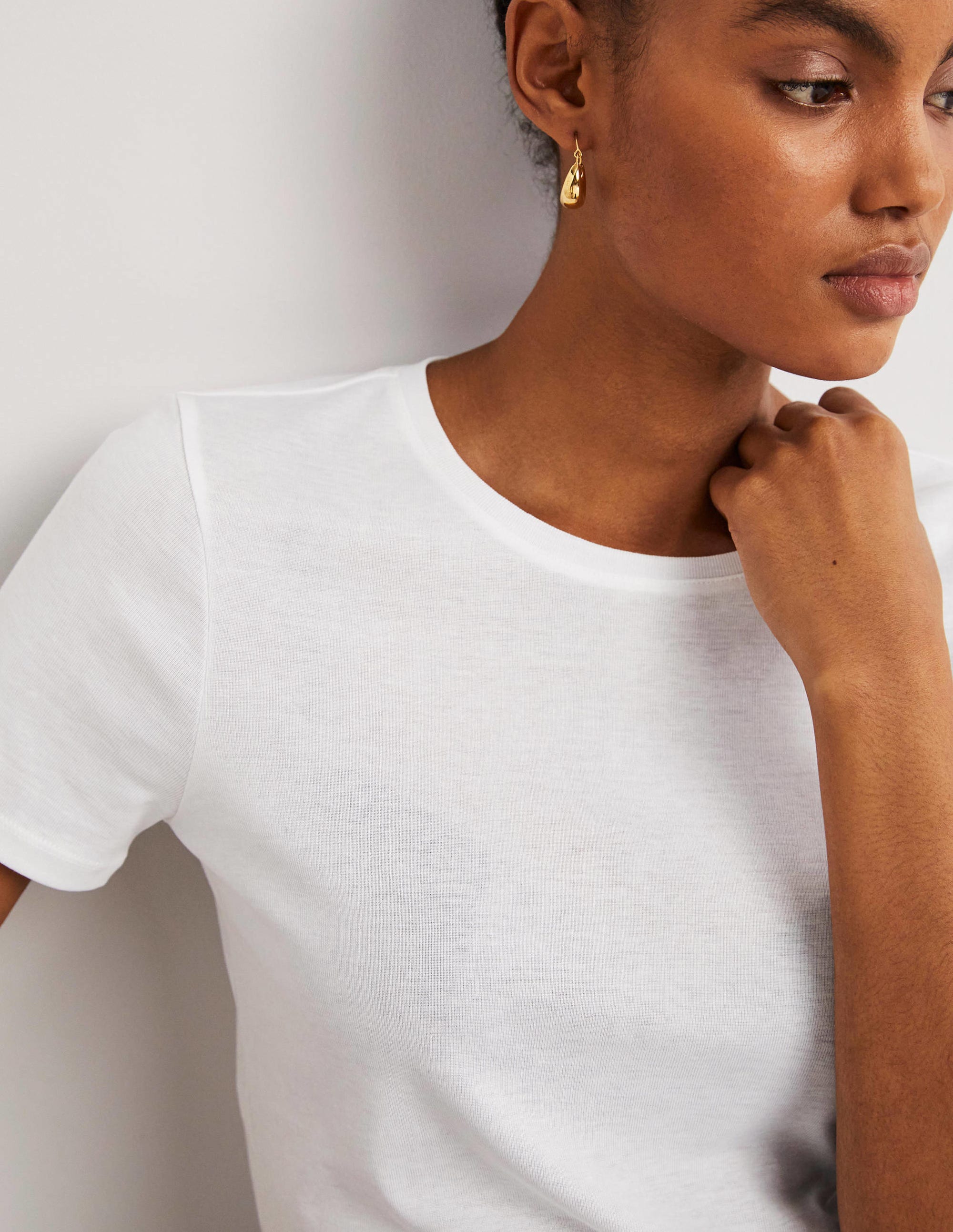 Soft Touch T-Shirt-White - Image 2