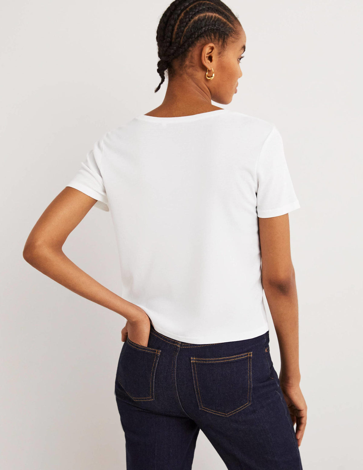 Soft Touch T-Shirt-White - Image 3