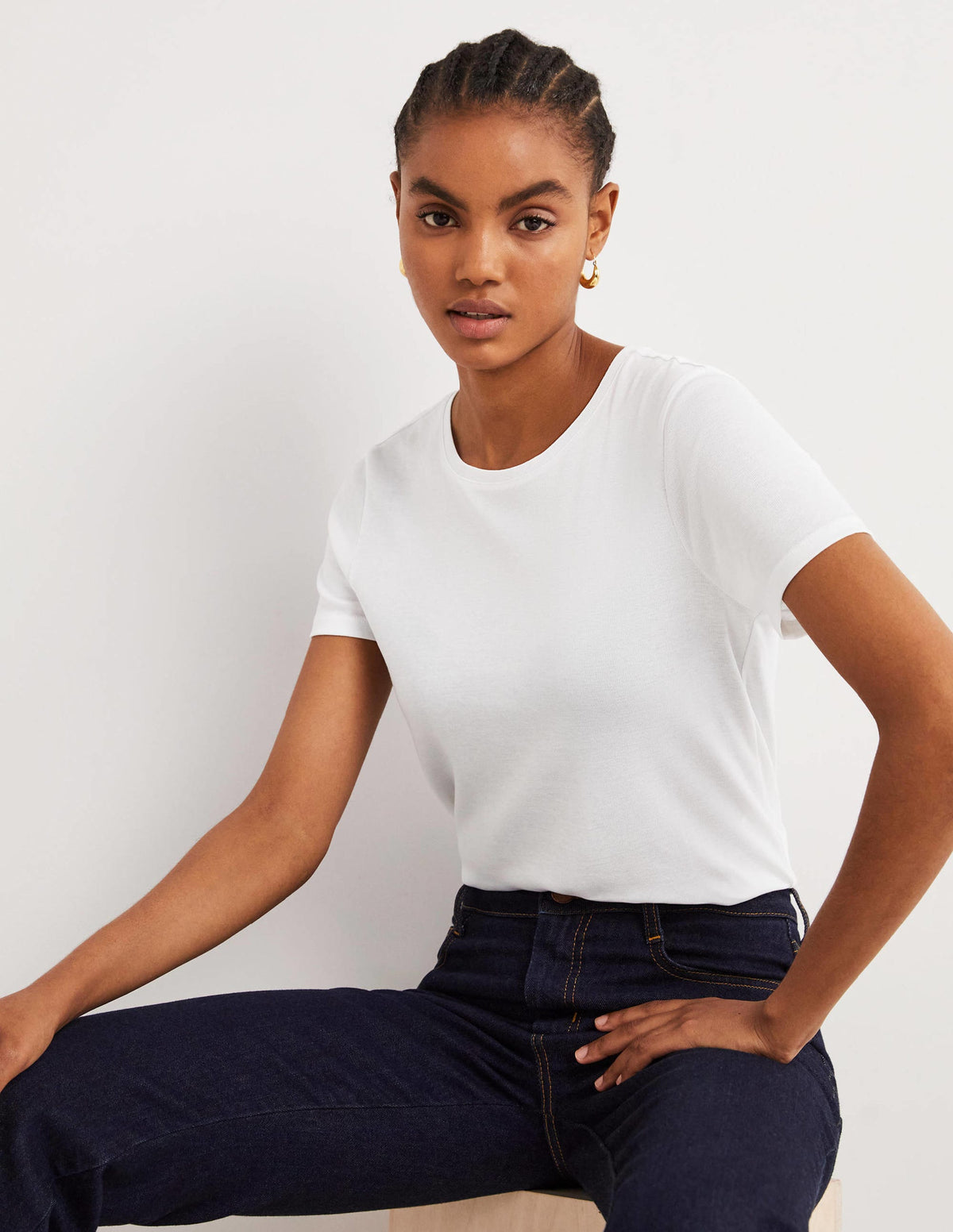 Soft Touch T-Shirt-White - Image 4