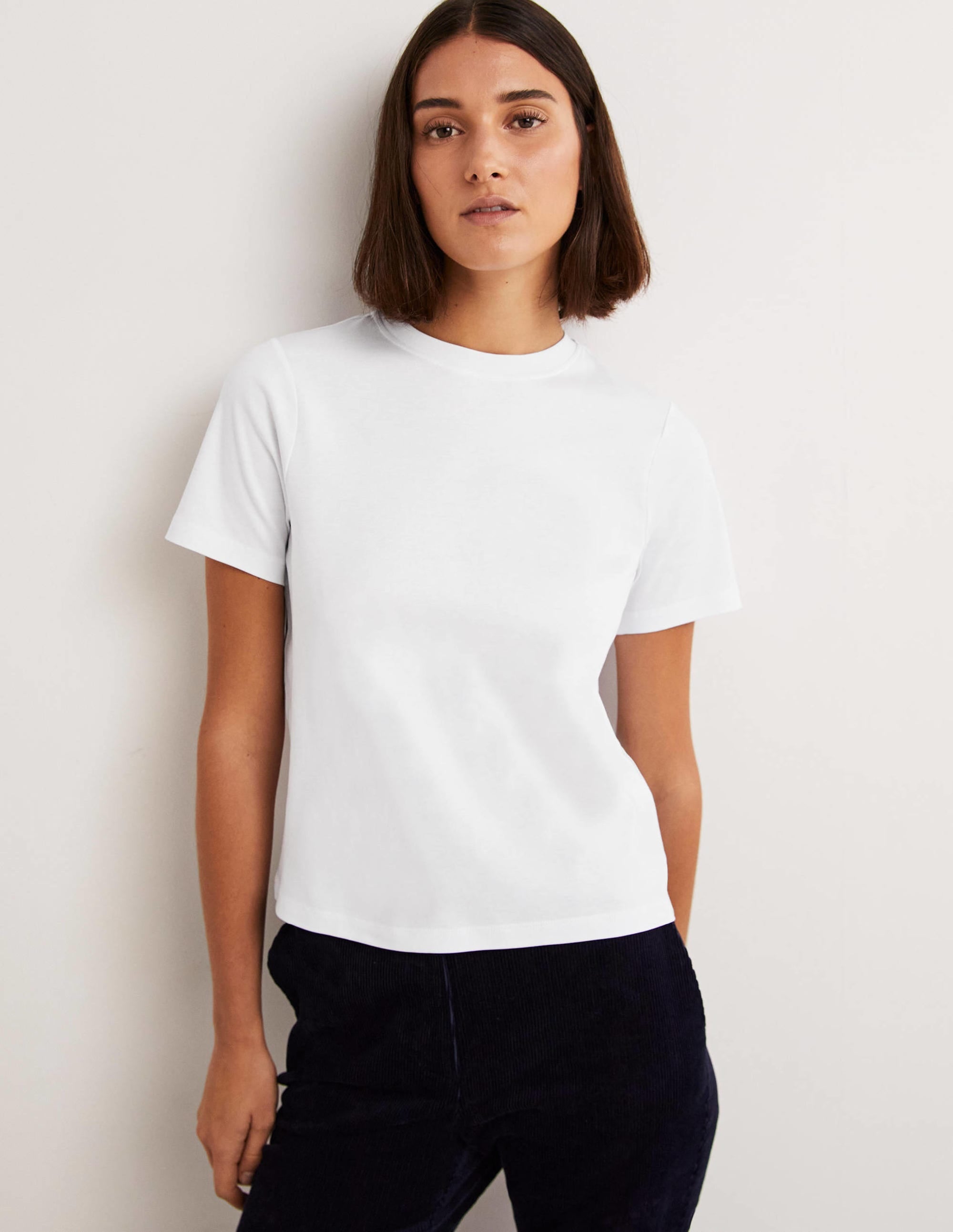 Perfect Cotton T-Shirt-White - Image 1