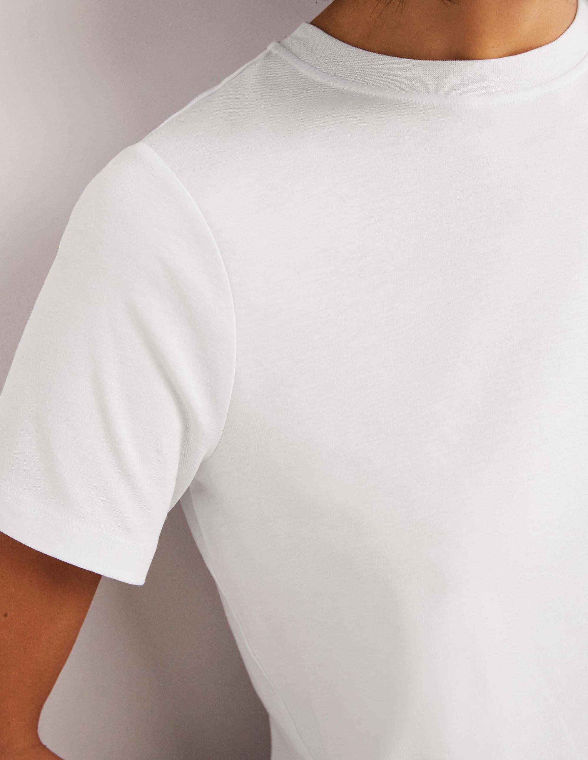 Perfect Cotton T-Shirt-White - Image 2