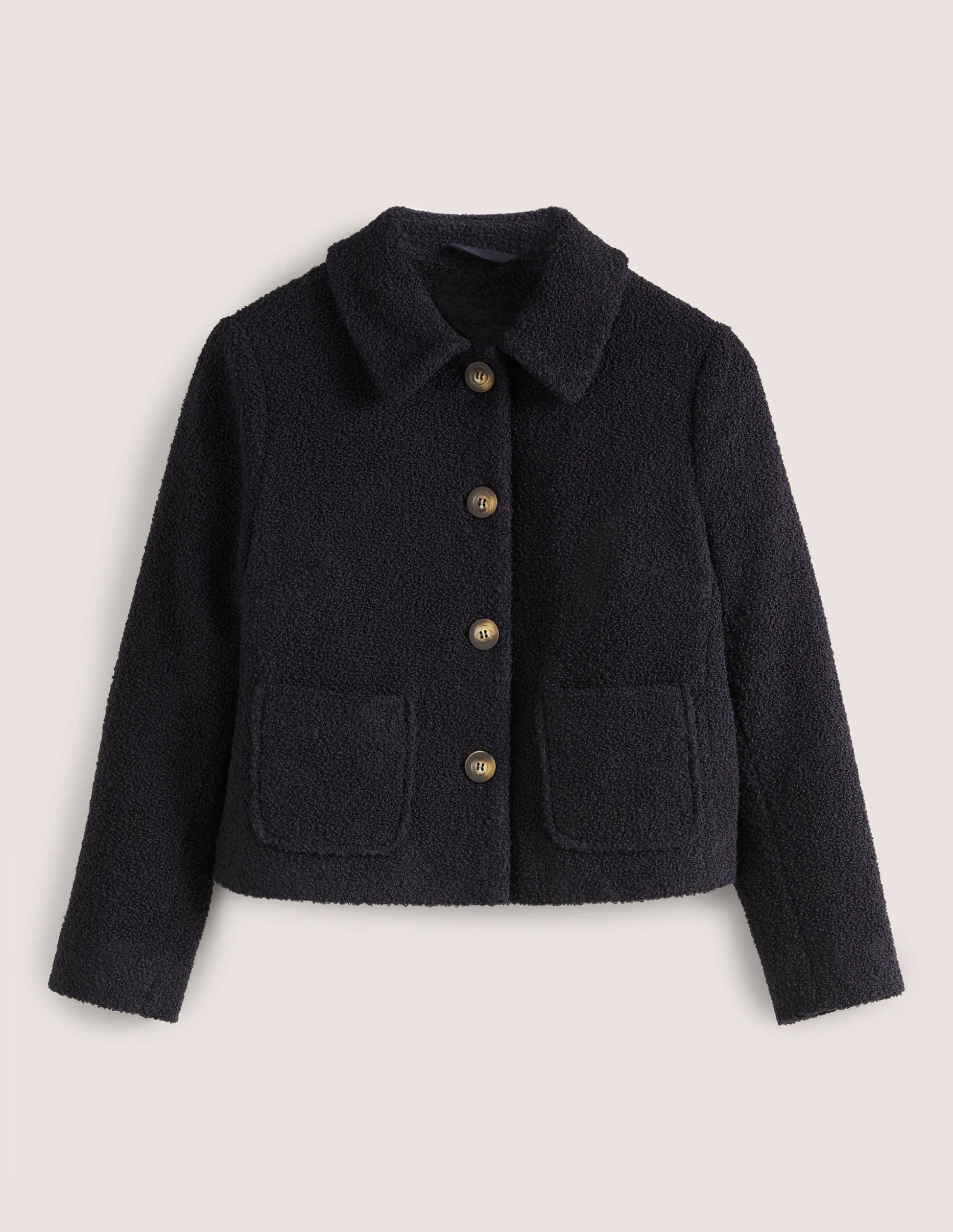 Rye Cropped Jacket-Navy-5
