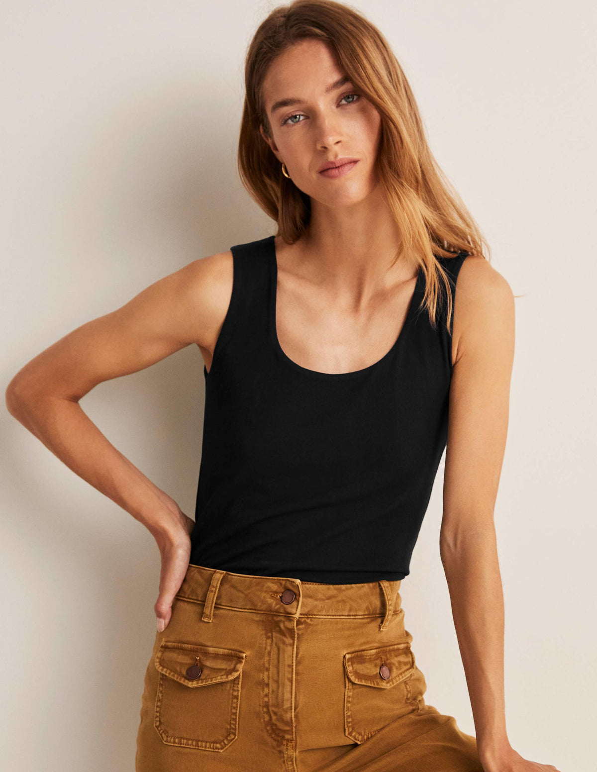 Double Layer Front Vest-Black - Image 4