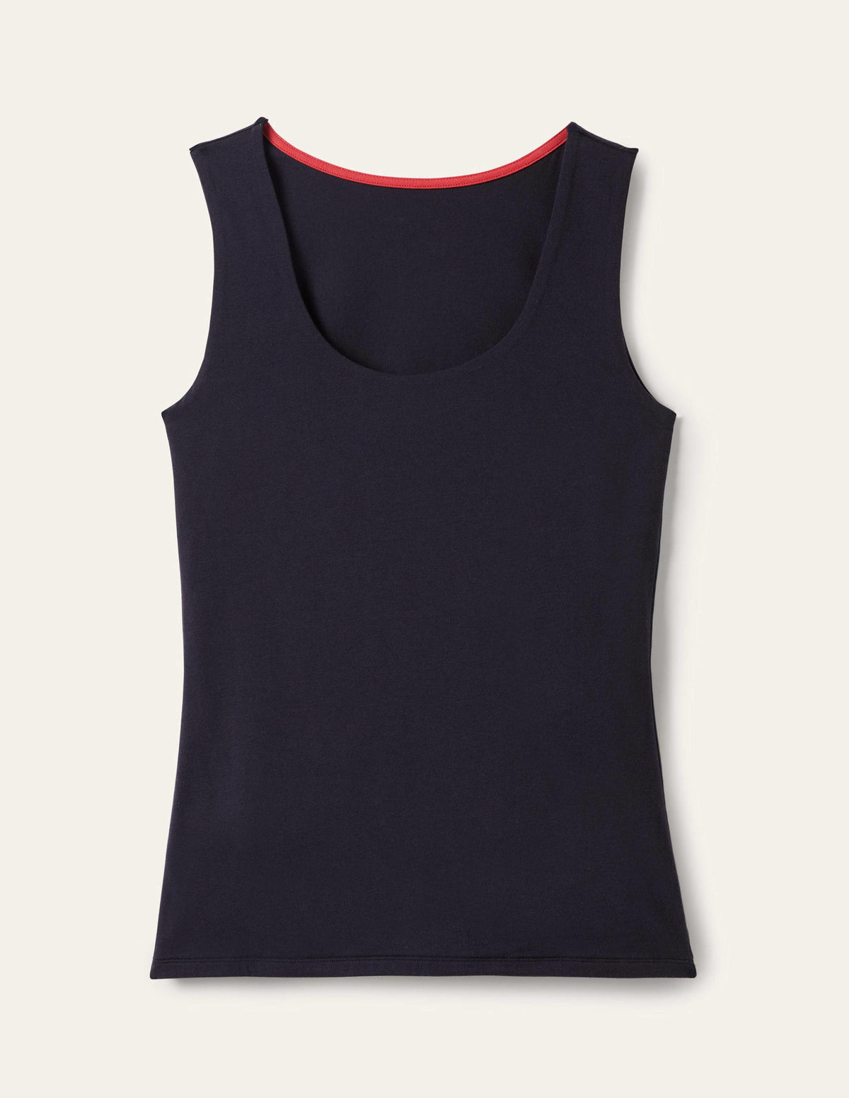Double Layer Front Vest-Navy-5