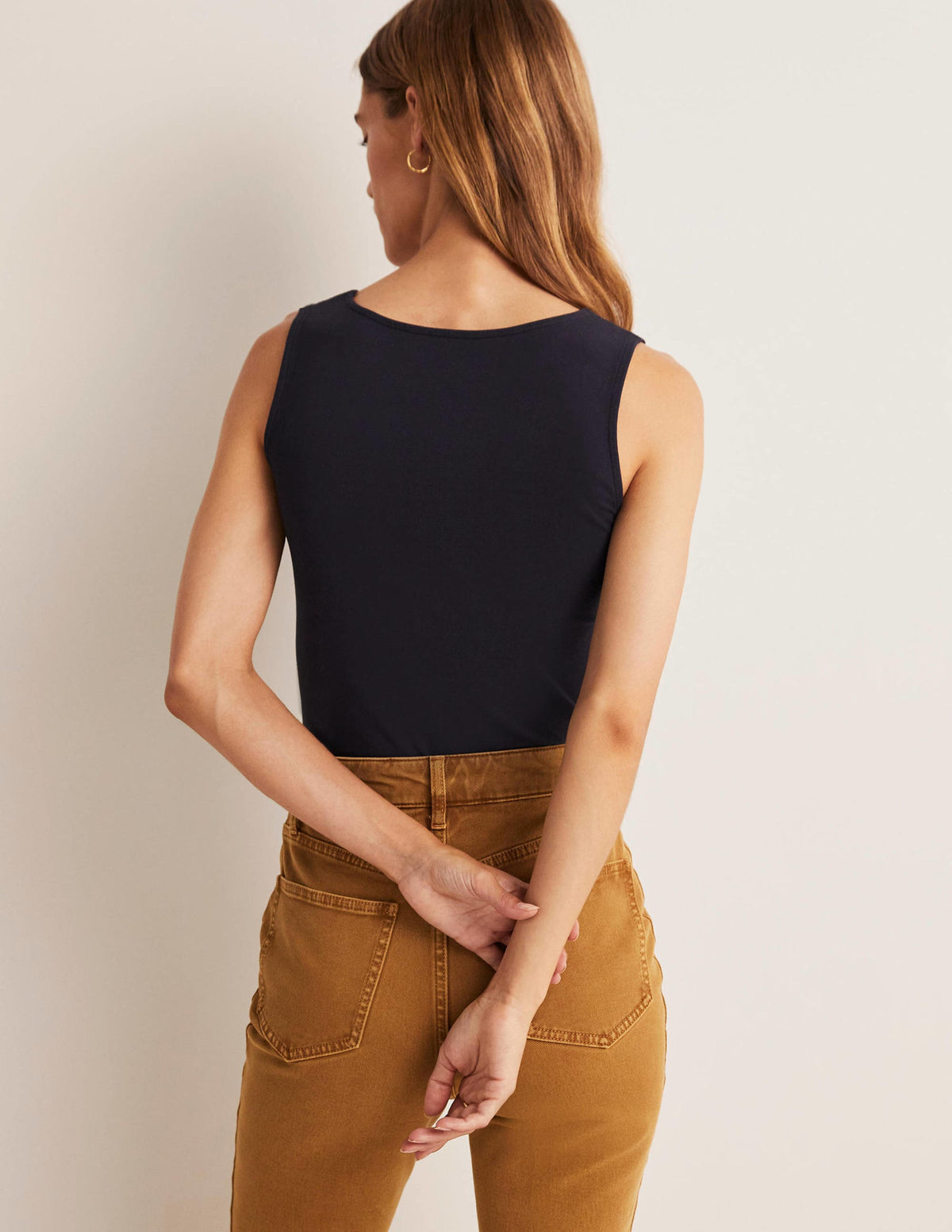 Double Layer Front Vest-Navy - Image 3