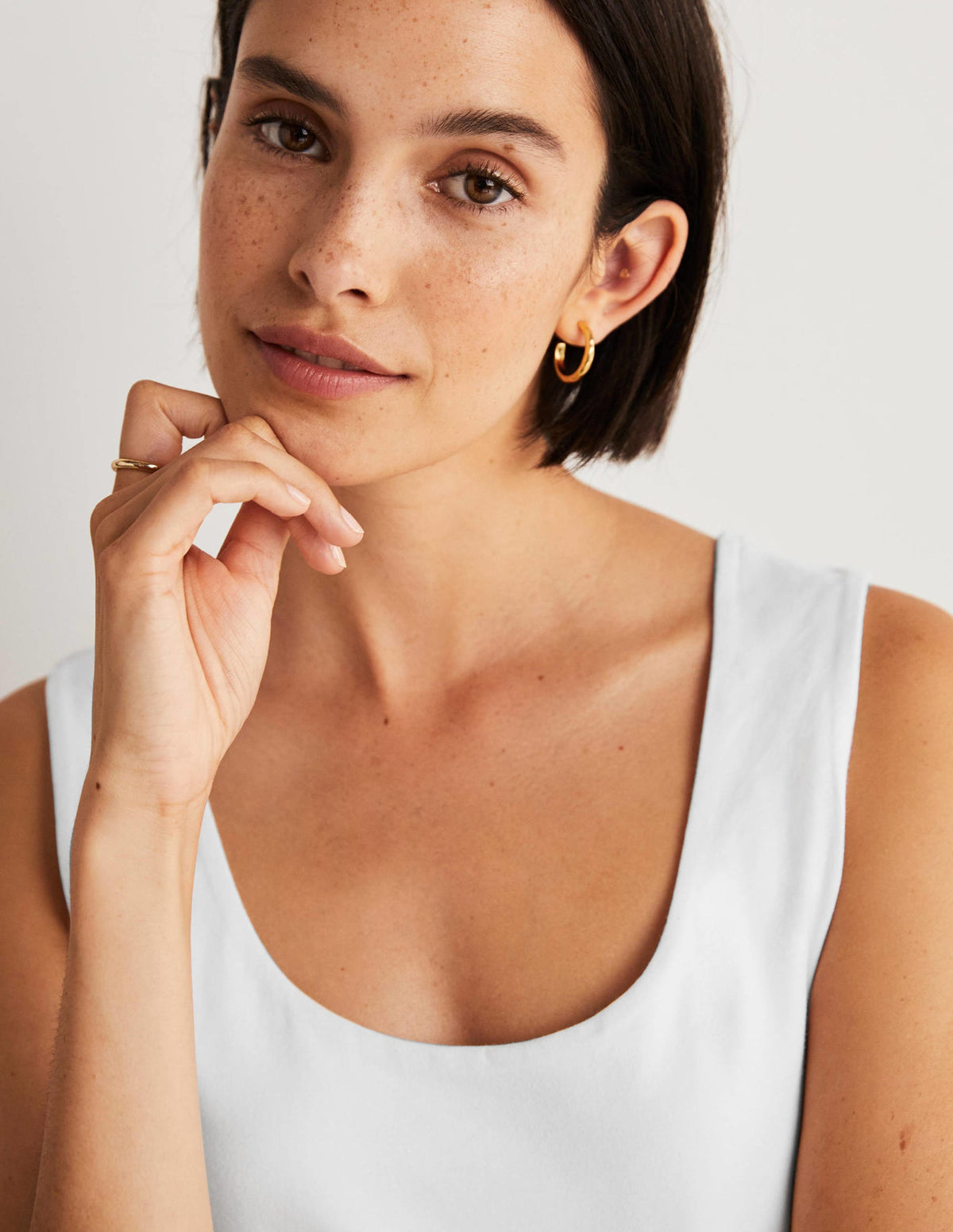 Double Layer Front Vest-White - Image 2