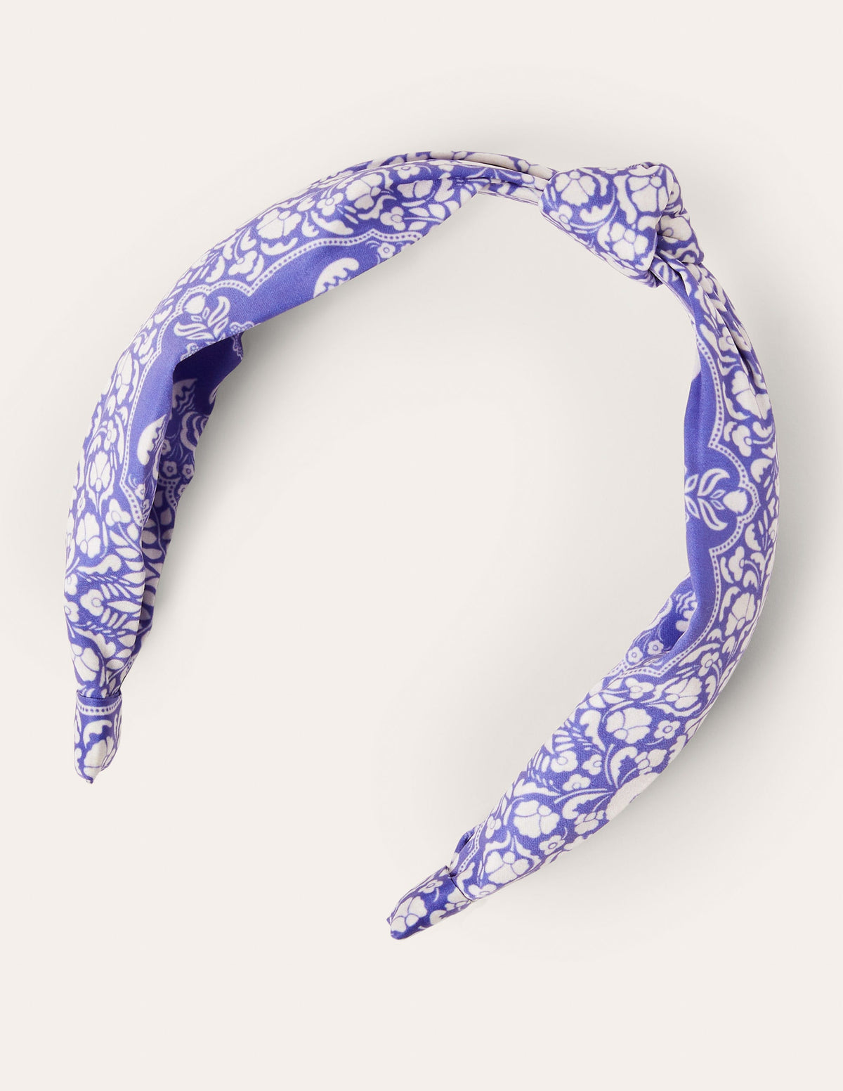 Knotted Headband-Bluebell, Passion Bloom-4