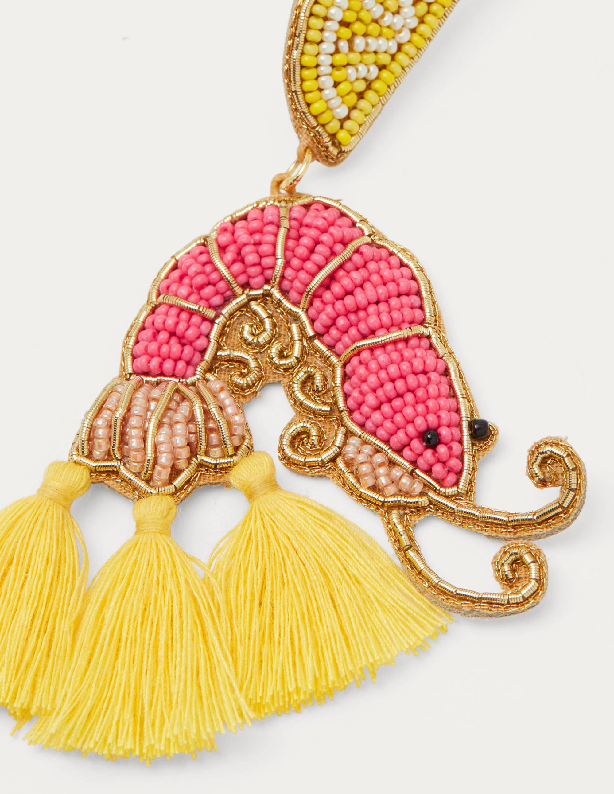 Beaded Earrings-Prawn - Image 2