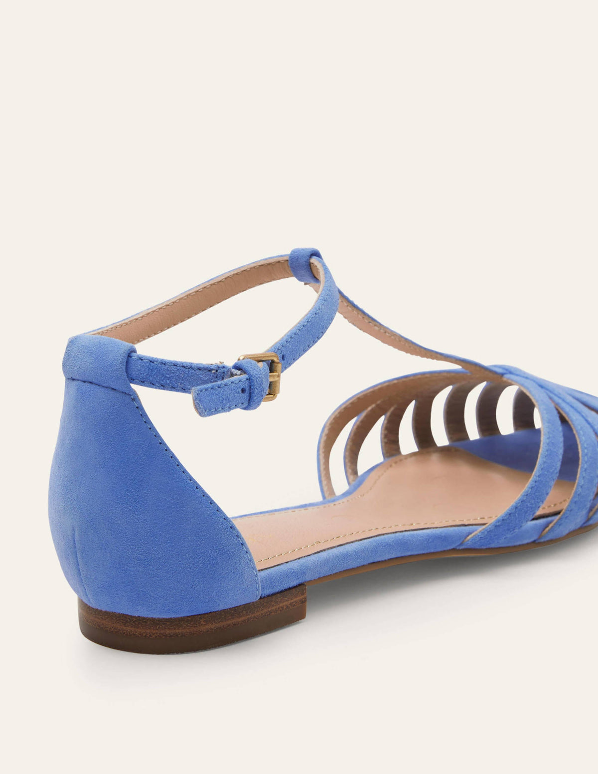Tess Cage Flat Sandals-Grape Hyacinth - Image 3