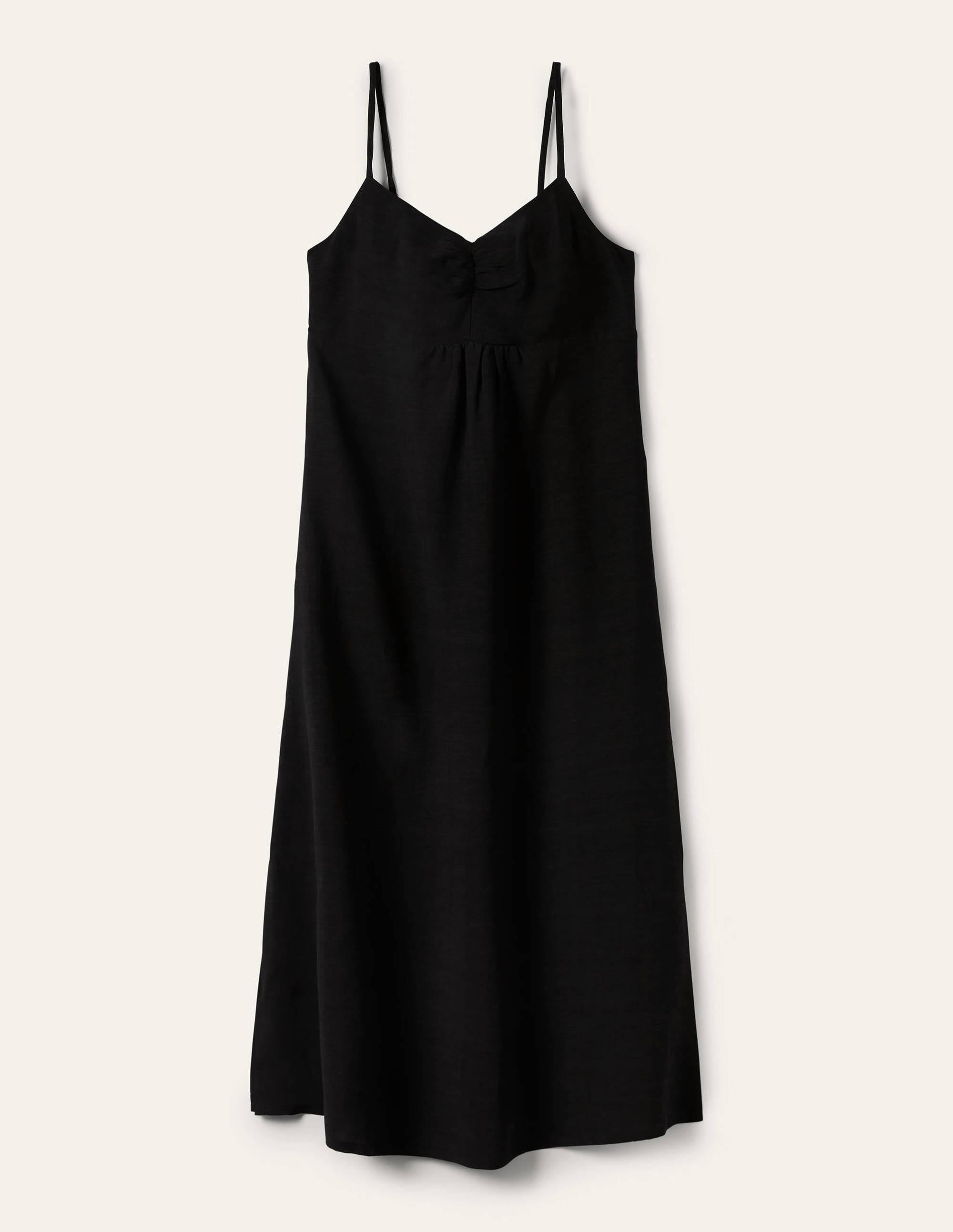Strappy Midi Dress-Black - Image 5