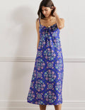 Strappy Midi Dress-Bluebell, Wildflower Prairie