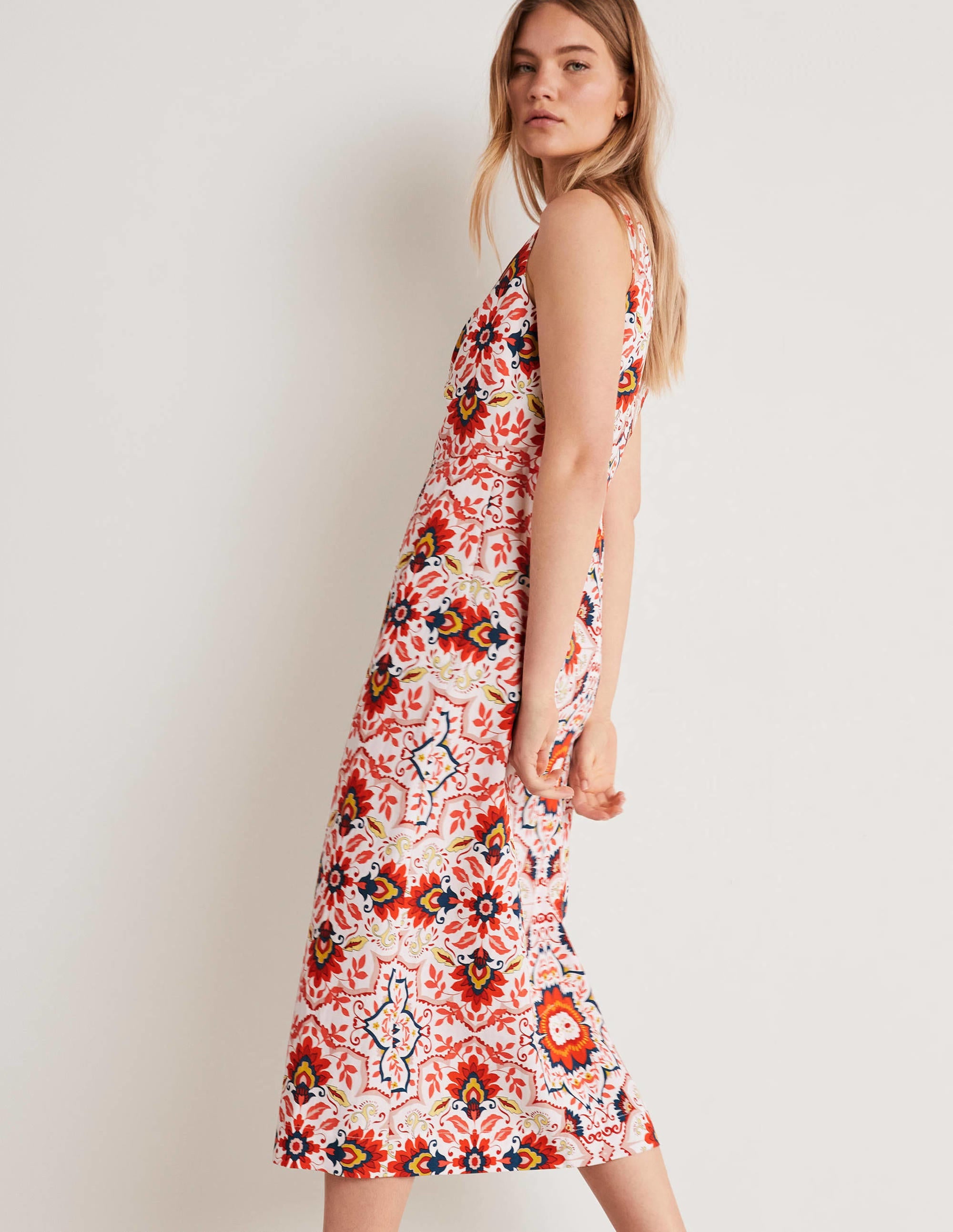 Fiona Column Dress-Multi, Bloomsbury - Image 4
