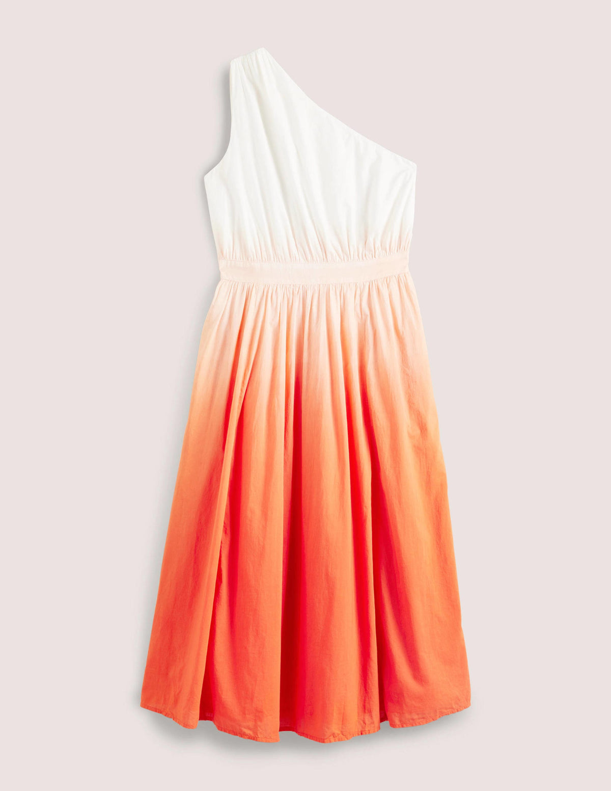 One Shoulder Midi Dress-Firecracker Dip Dye - Image 6