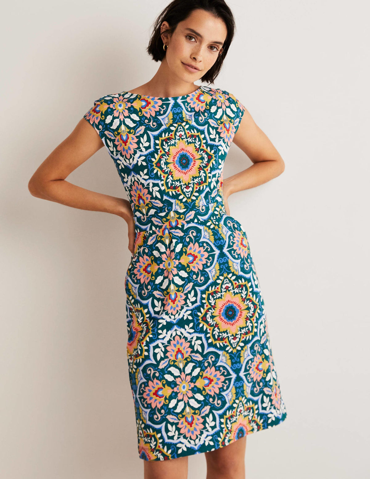 Florrie Jersey Dress-Chesapeake Bay, Bloomsbury-1