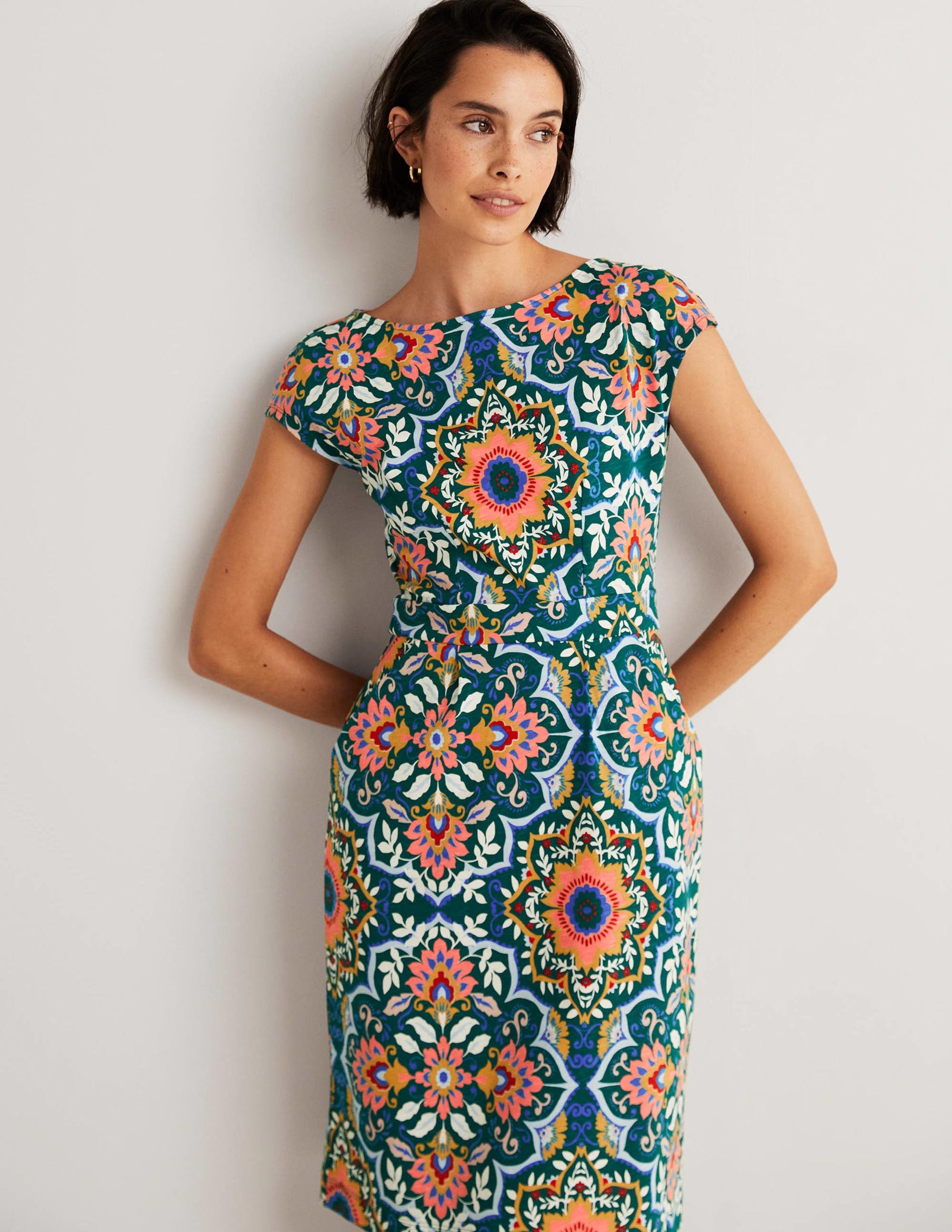 Florrie Jersey Dress-Chesapeake Bay, Bloomsbury-5