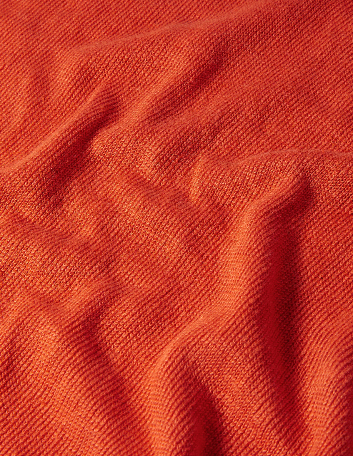 Linen Knitted T-shirt-Bright Papaya-5