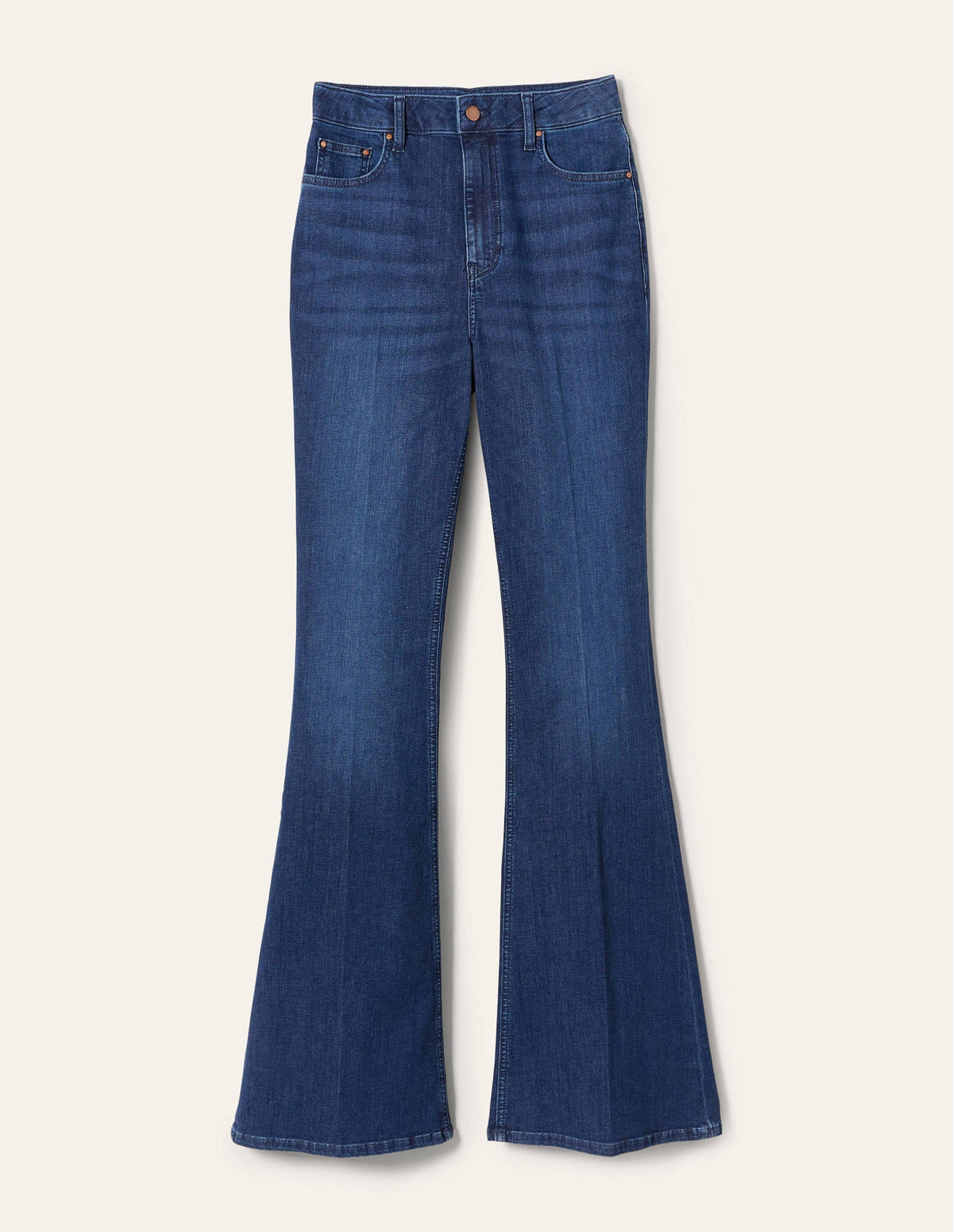 HIGH RISE FITTED FLARE-Mid Vintage - Image 5